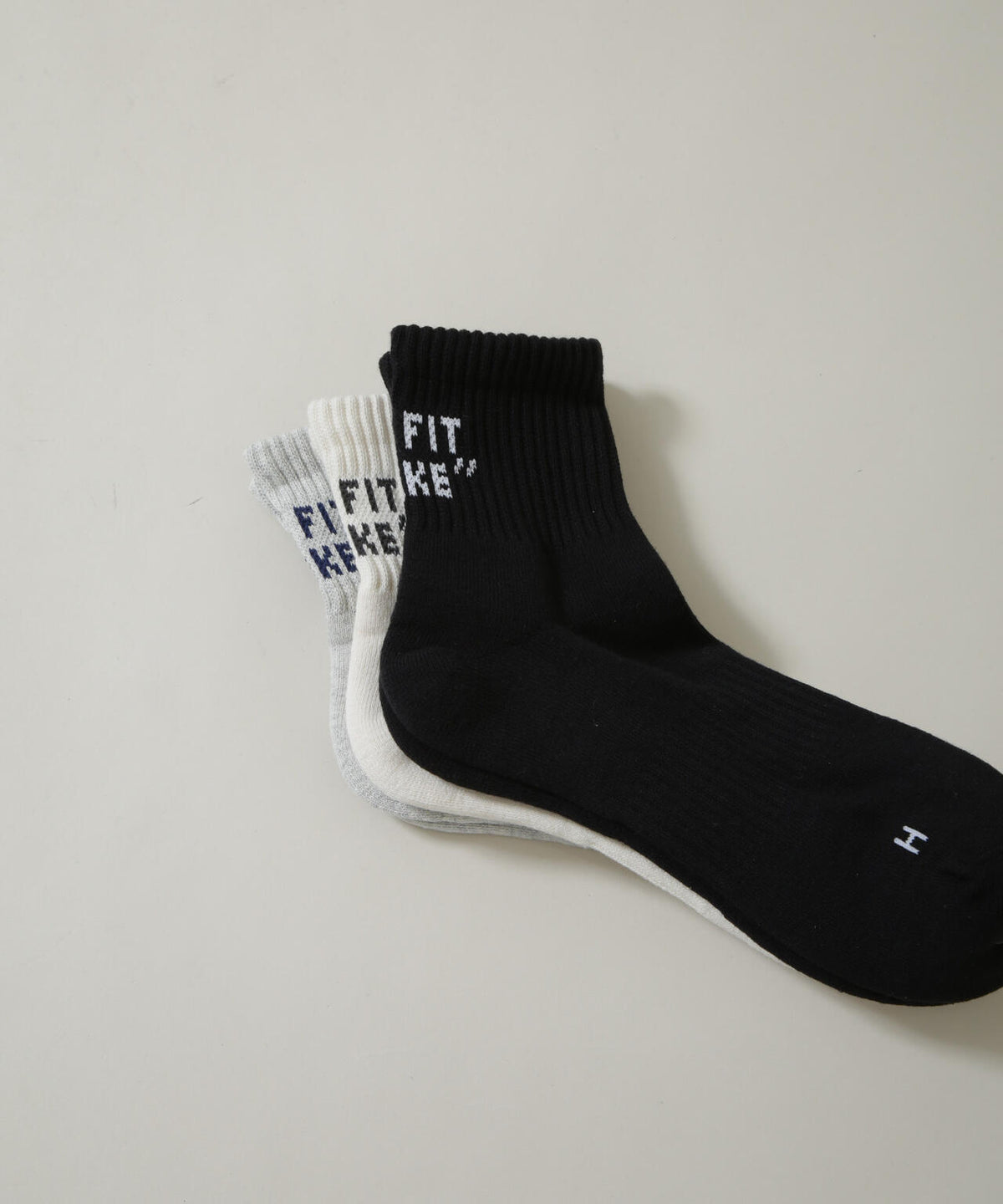 Healthknit/バックロゴソックス 3足セット