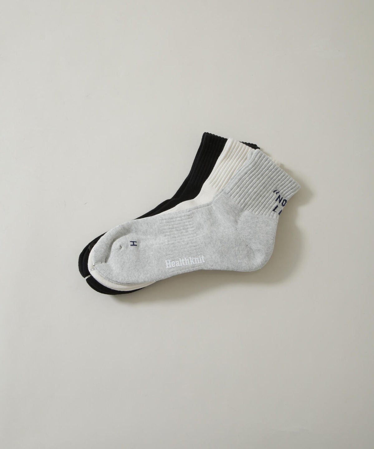 Healthknit/バックロゴソックス 3足セット