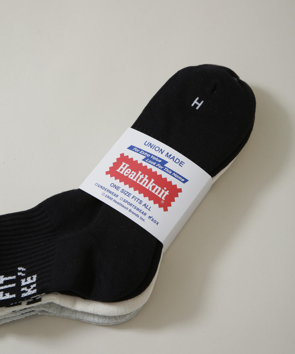 Healthknit/バックロゴソックス 3足セット