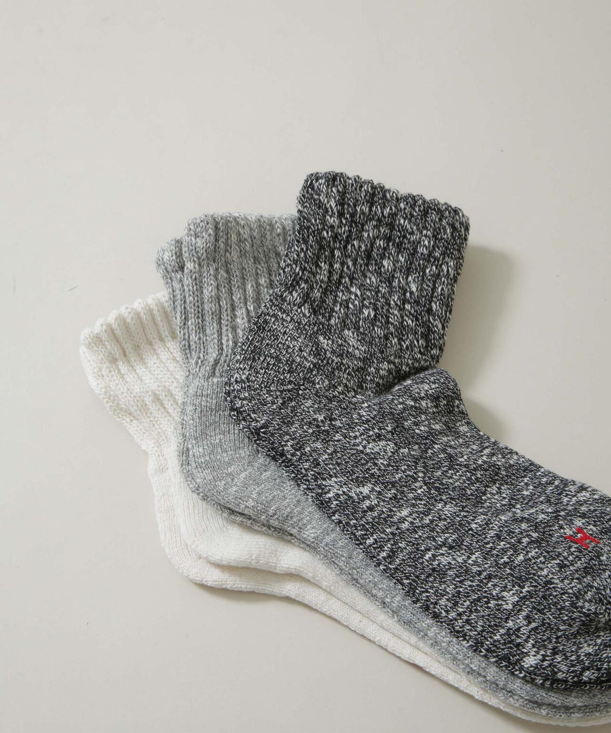 Healthknit/ベーシックスラブMIVソックス 3足セット