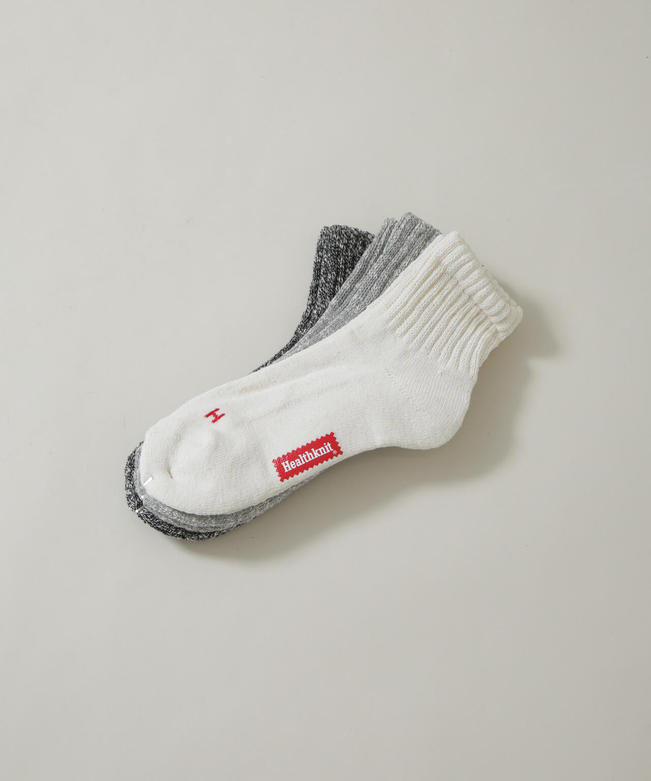 Healthknit/ベーシックスラブMIVソックス 3足セット