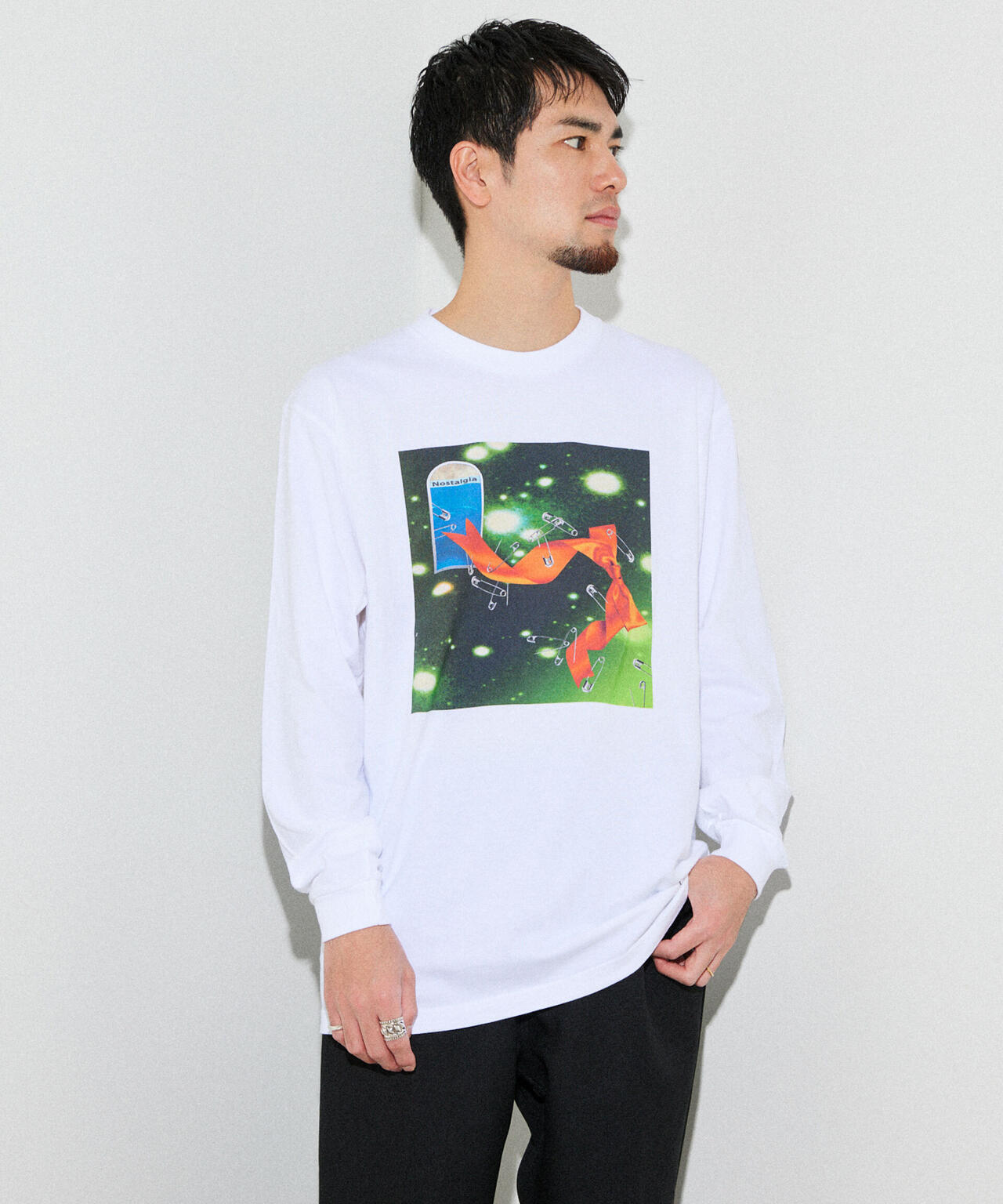「とんだ林蘭×NANO universe」 ロングTシャツ