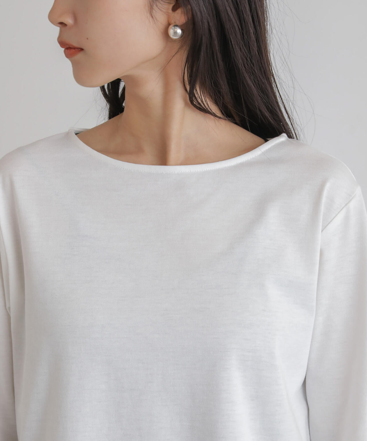ニットベスト×ロングTシャツ アンサンブルセット