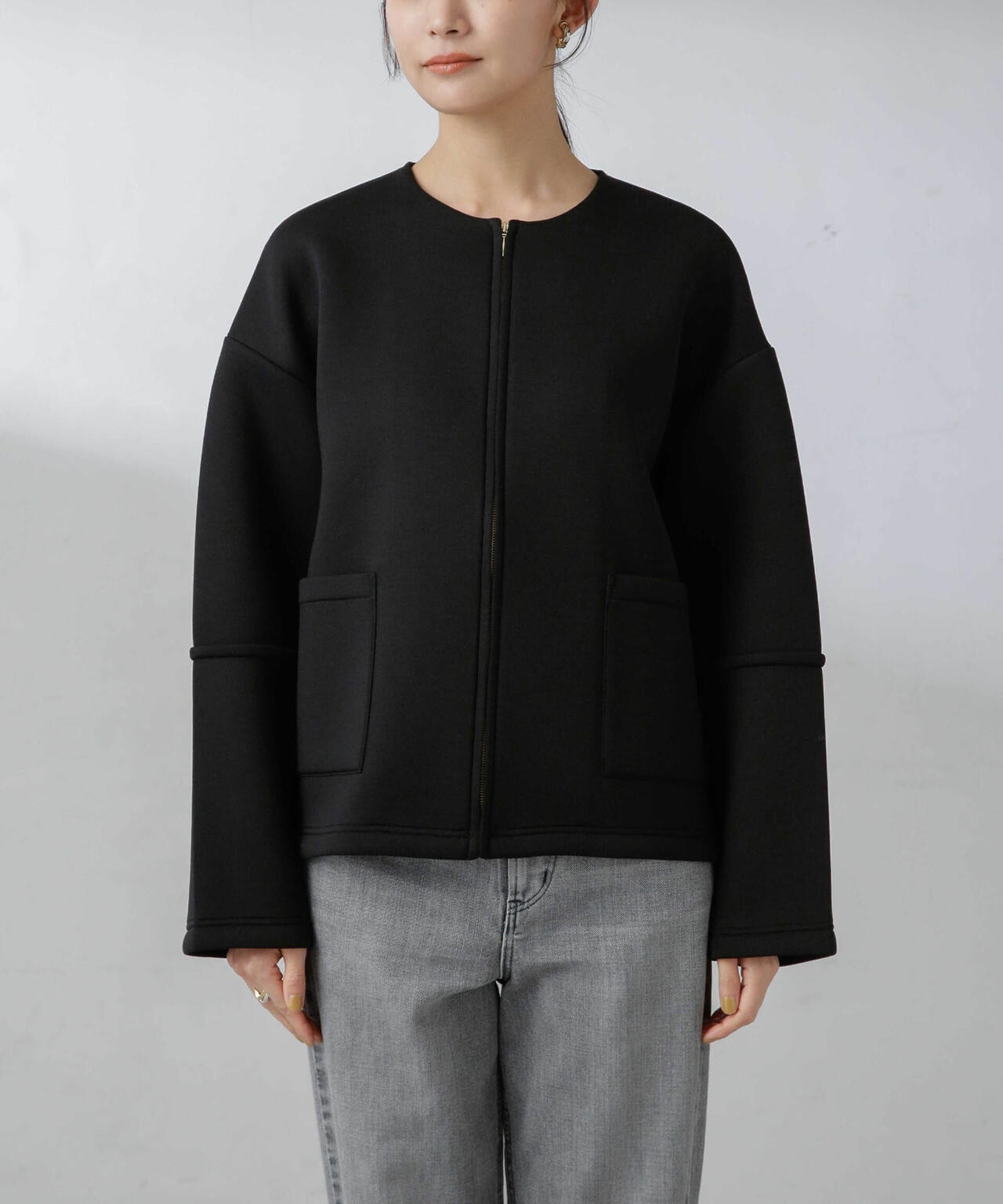 ダンボールカットノーカラージャケット