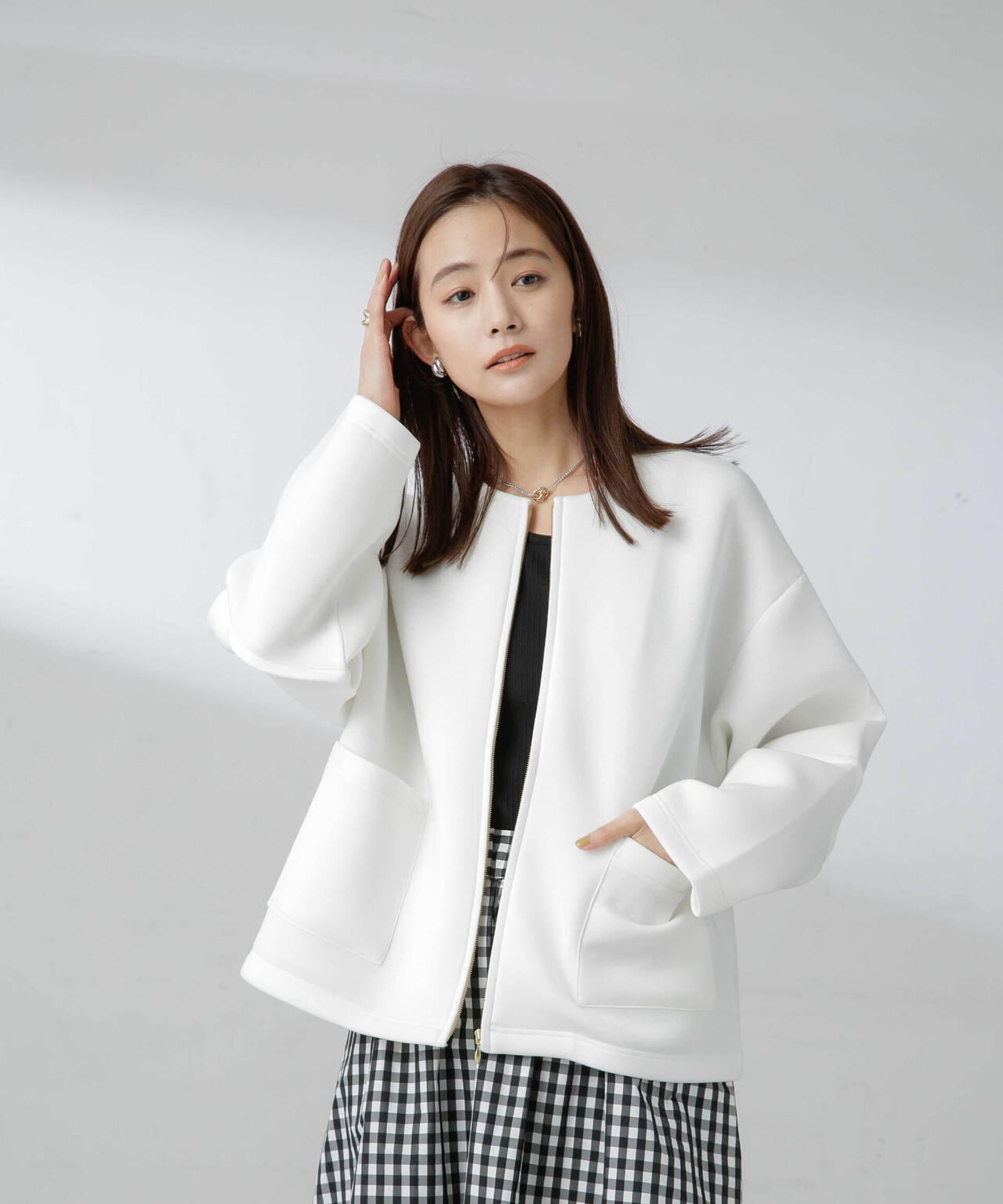 ダンボールカットノーカラージャケット