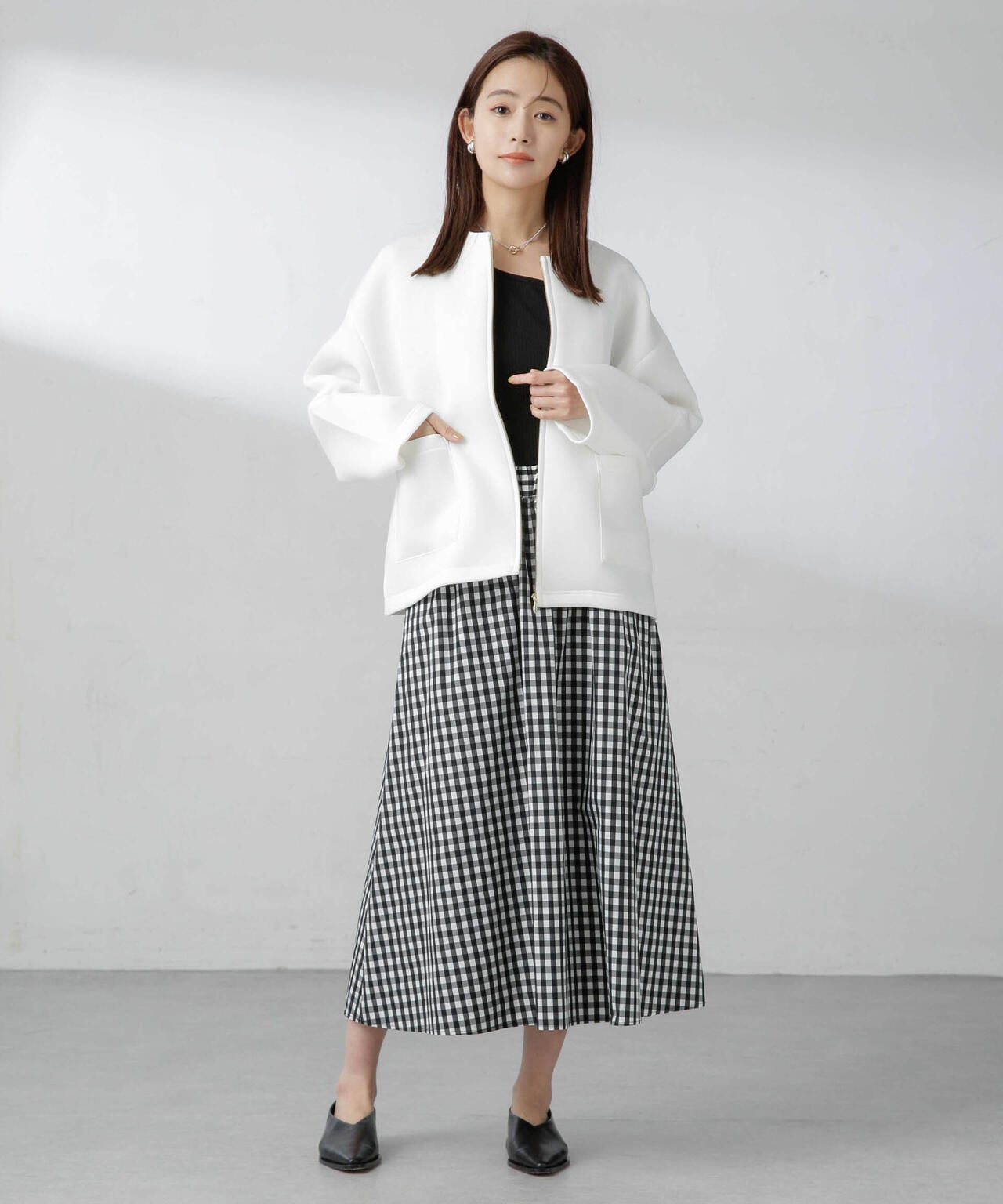 ダンボールカットノーカラージャケット