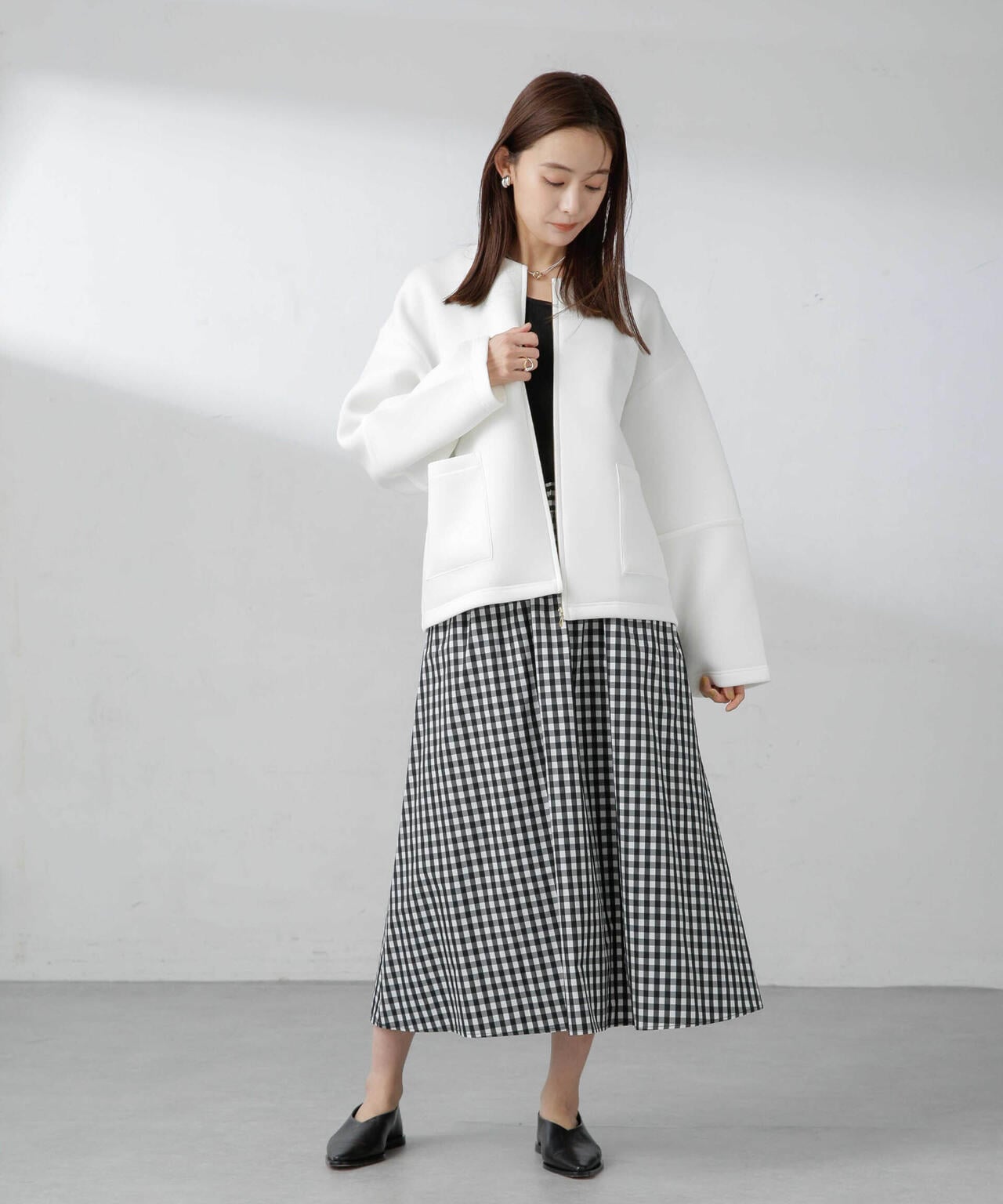 ダンボールカットノーカラージャケット