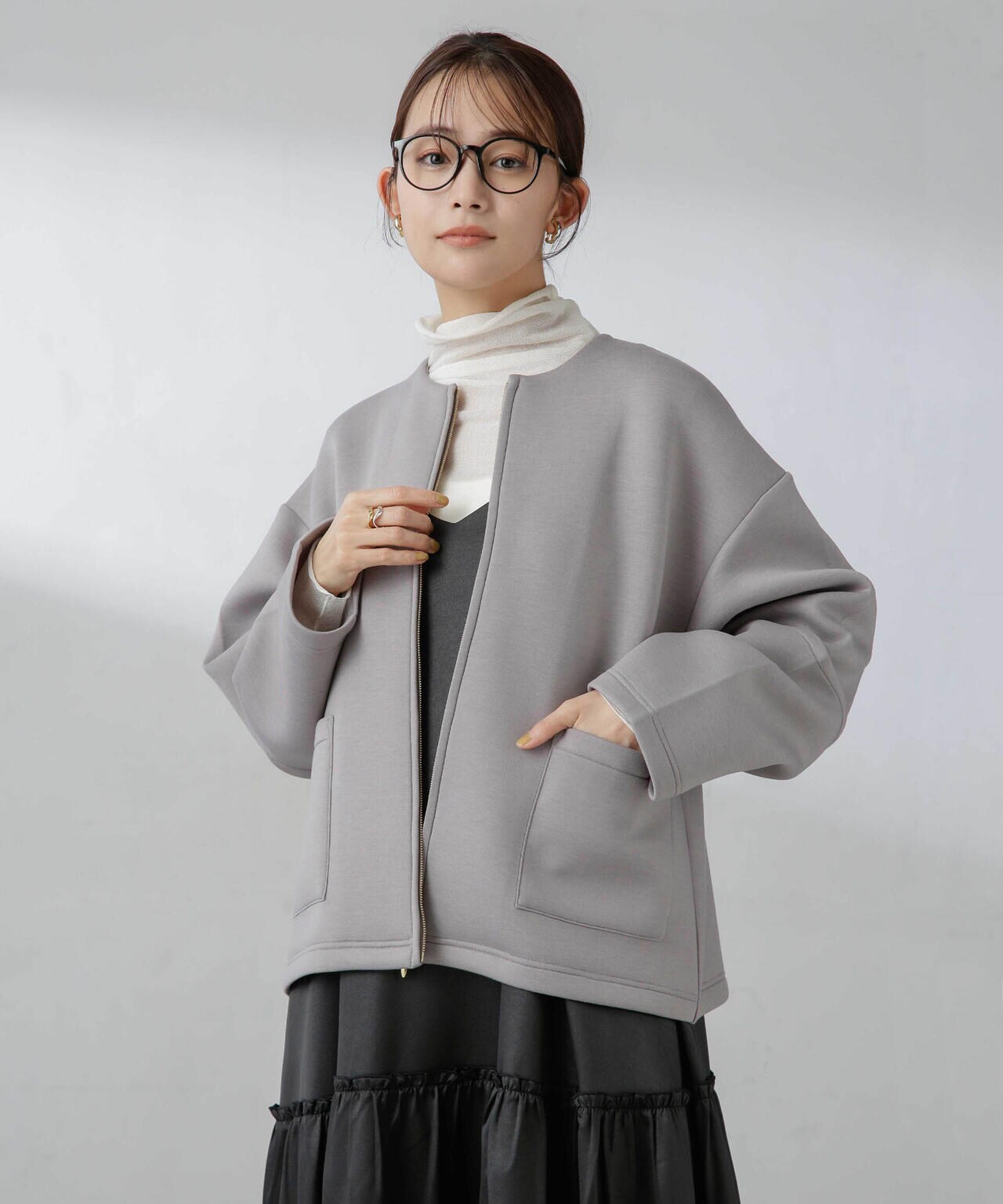 ダンボールカットノーカラージャケット