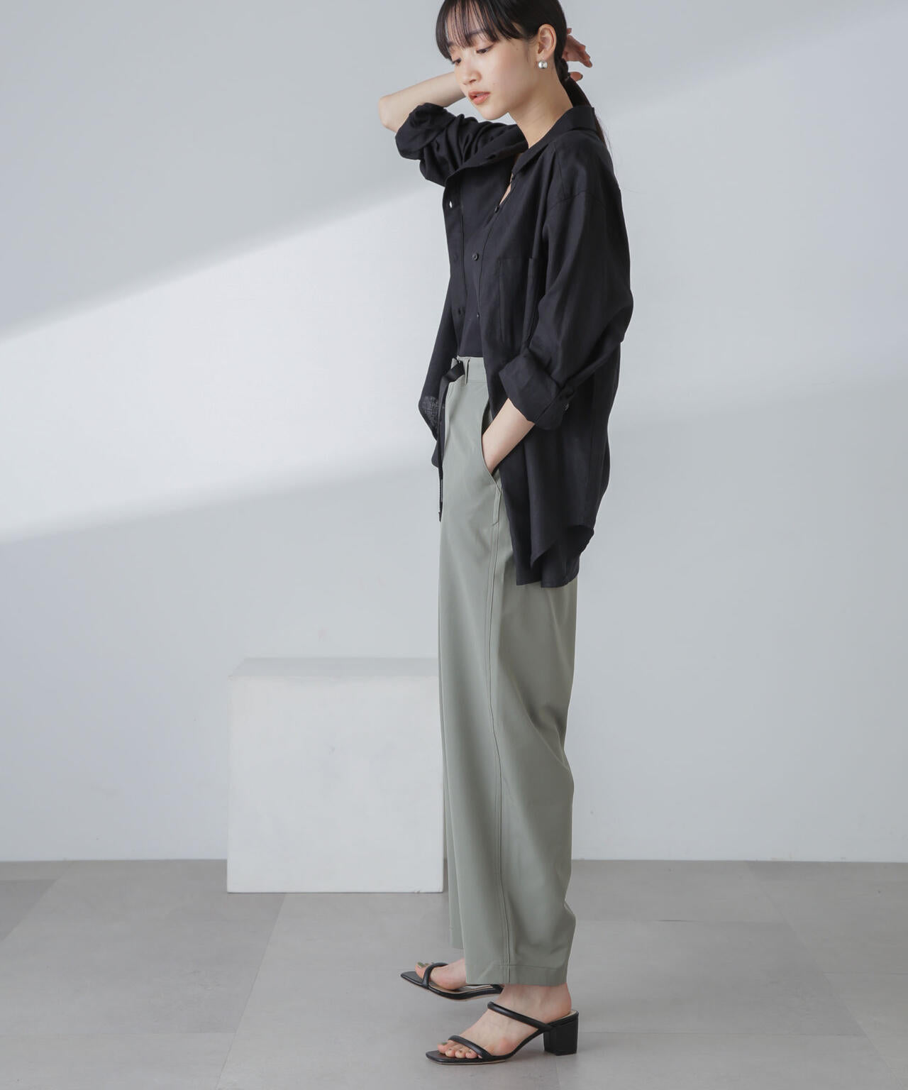 ストレートパンツ 多機能軽量ストレッチ-SHELTECH(セットアップ可)