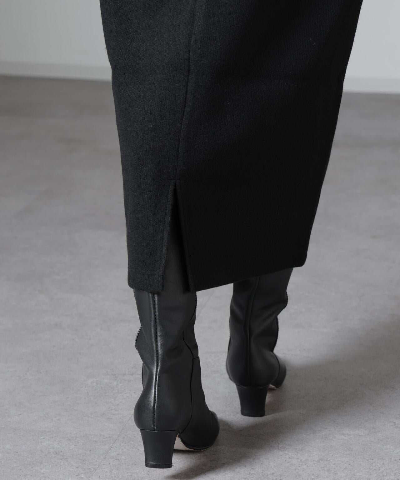 ウールライクニードルパンチスカート(セットアップ可)