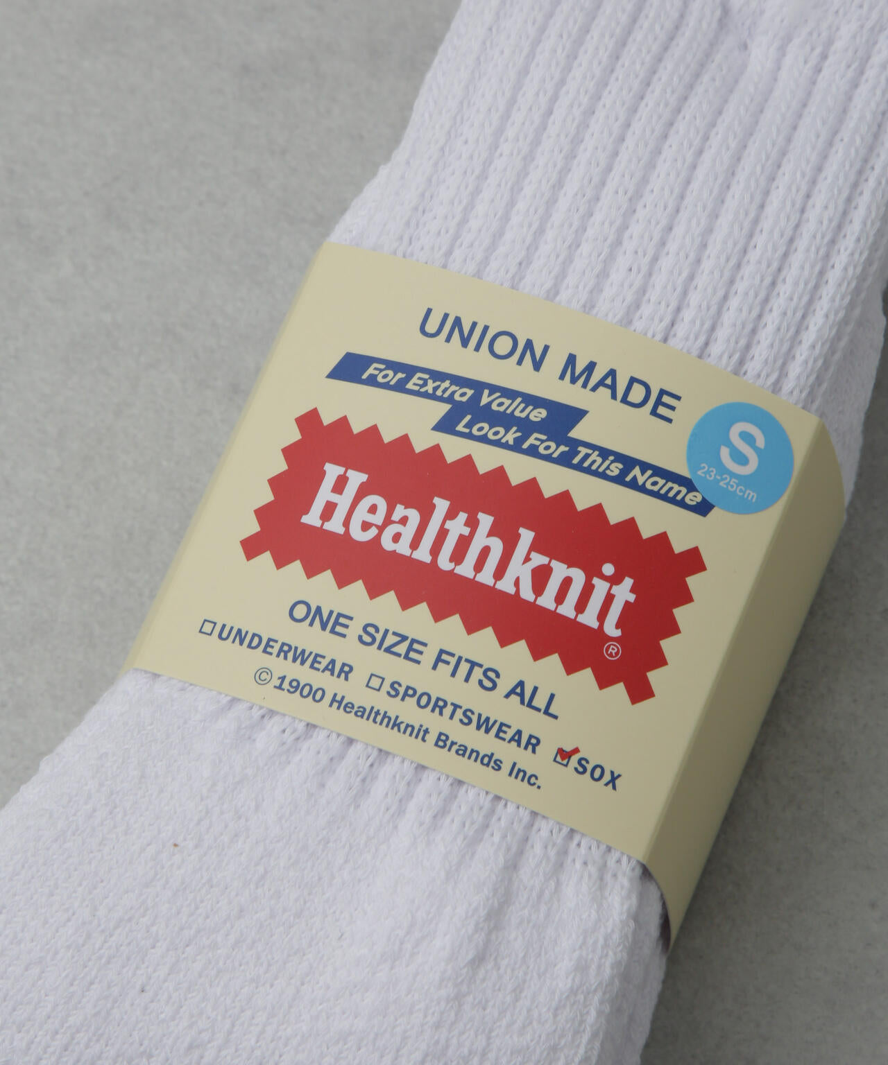 Healthknit/シンカーWHITE無地 3P SET