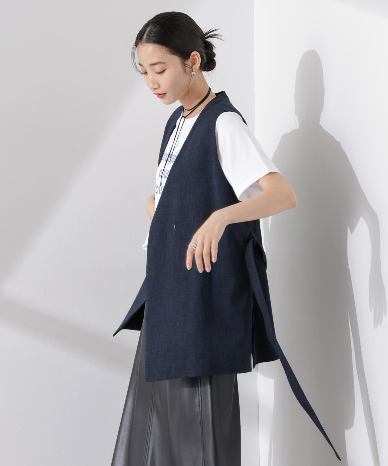 多機能素材ジレ(セットアップ可)