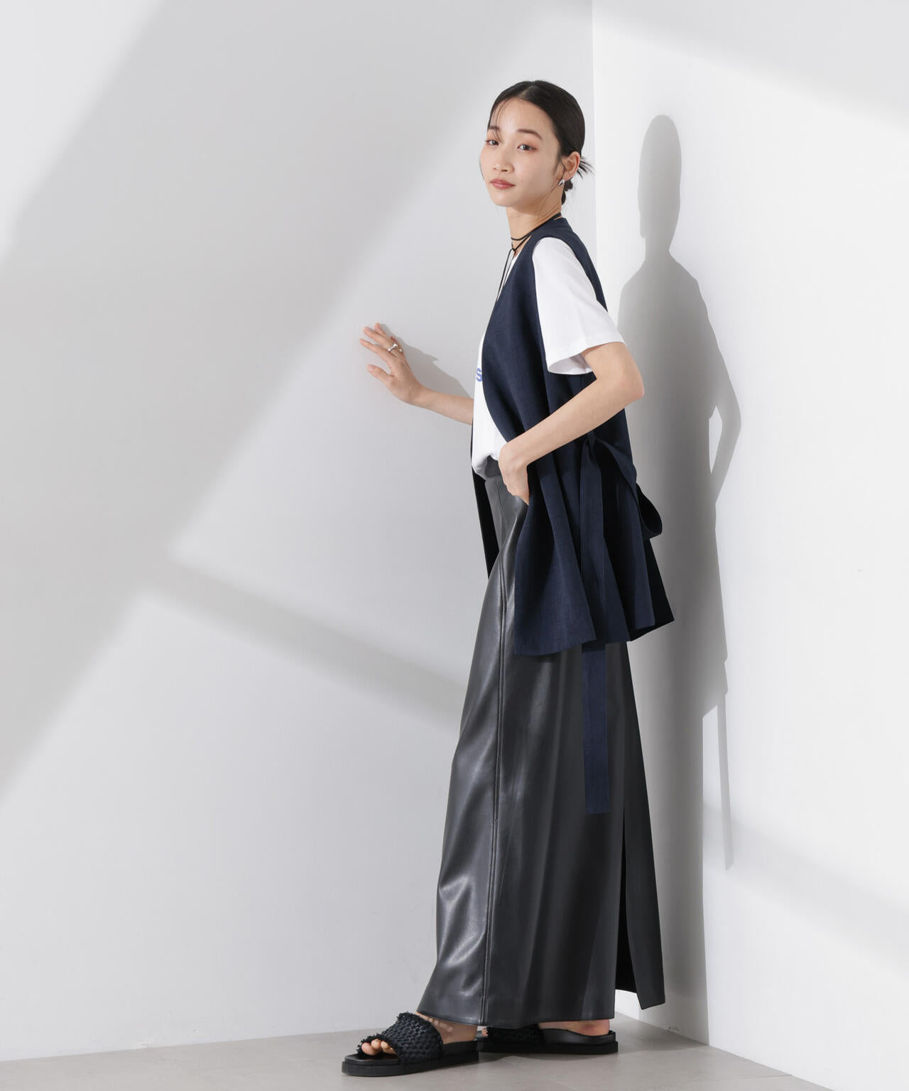 多機能素材ジレ(セットアップ可)
