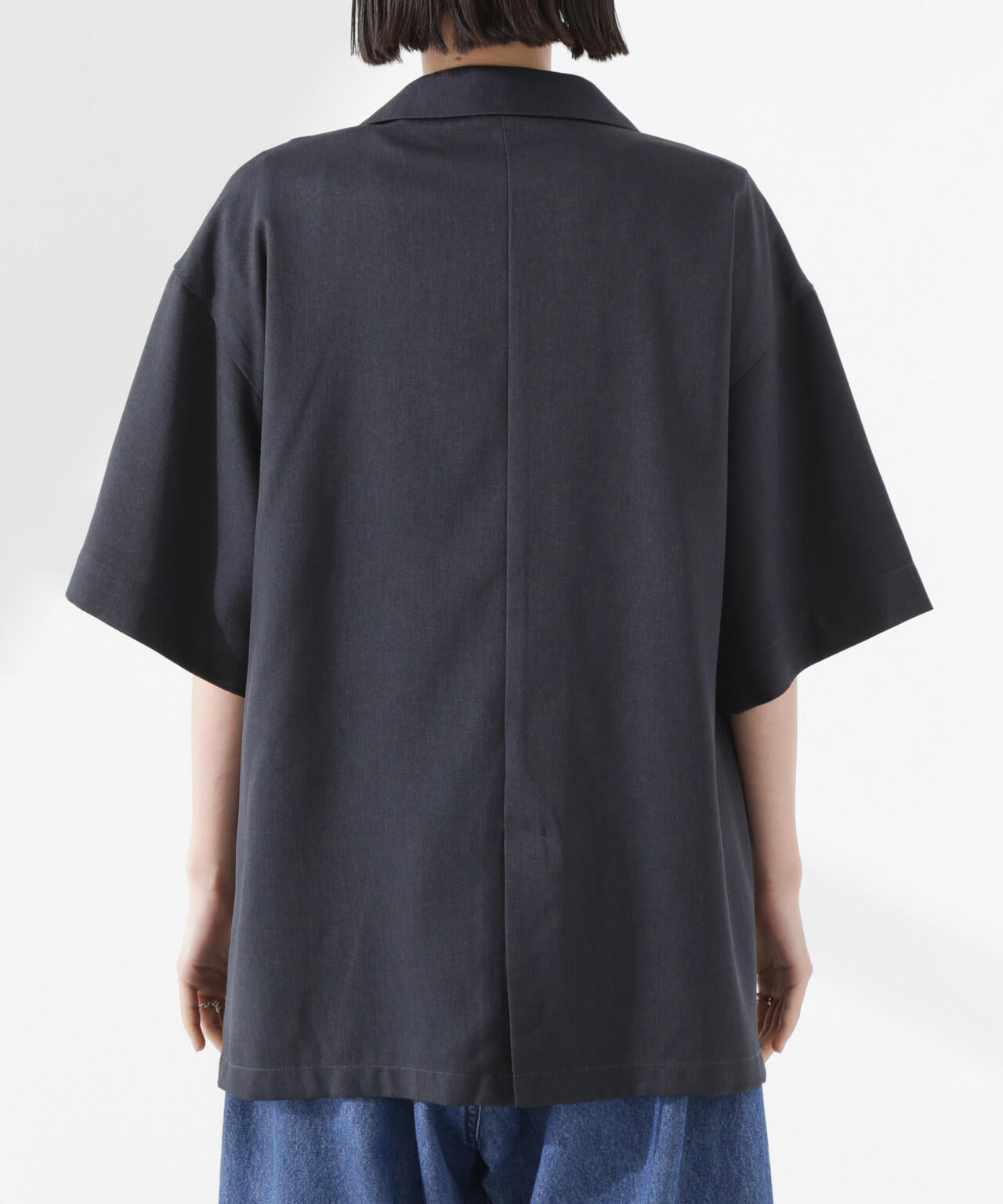 クリスピーツイルショートスリーブジャケット(セットアップ可)