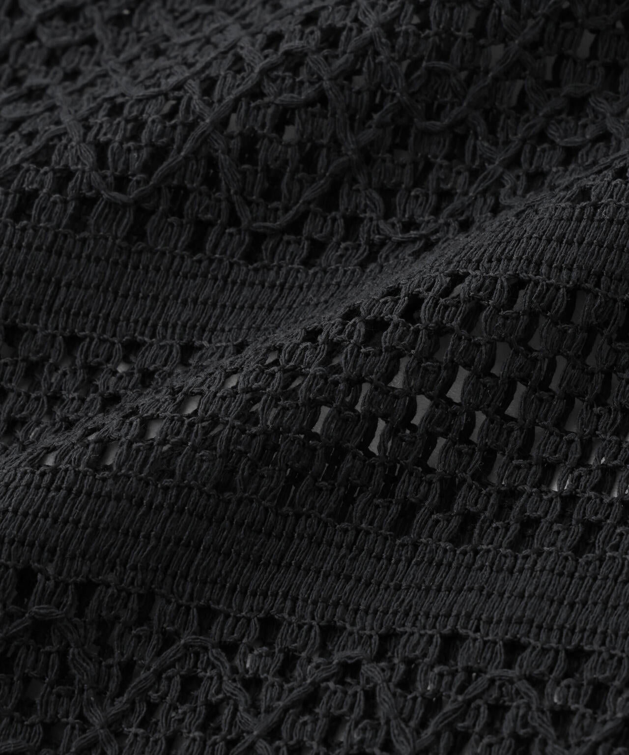 クロシェニット風レースノースリーブワンピース