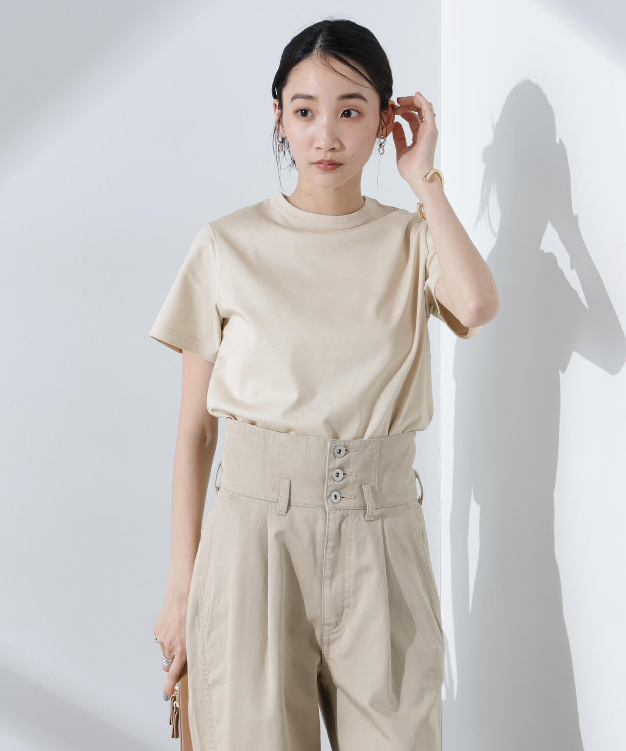 Anti SmellスムースシルケットクルーネックTシャツ