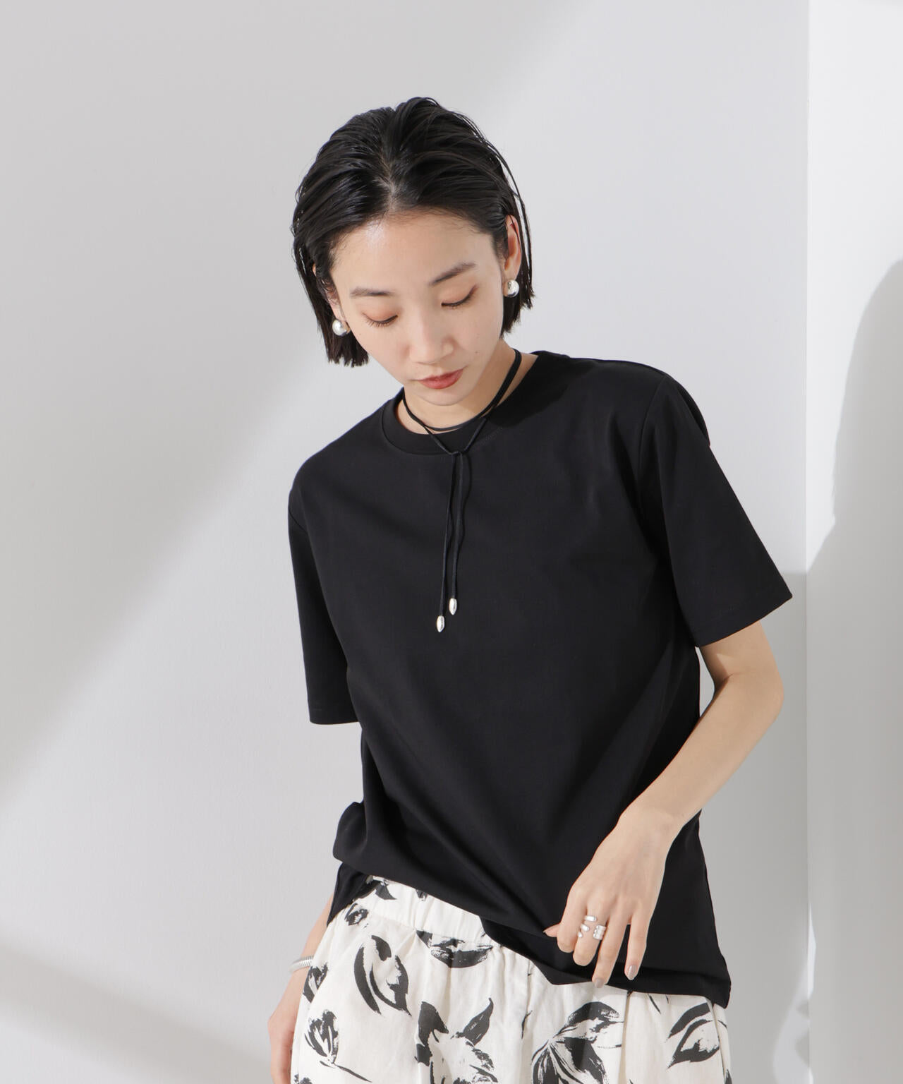 汗染み防止加工接触冷感半袖Tシャツ