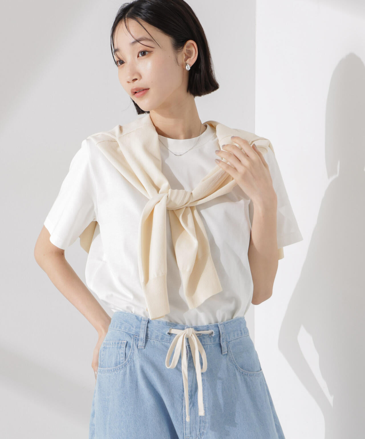 汗染み防止加工接触冷感半袖Tシャツ
