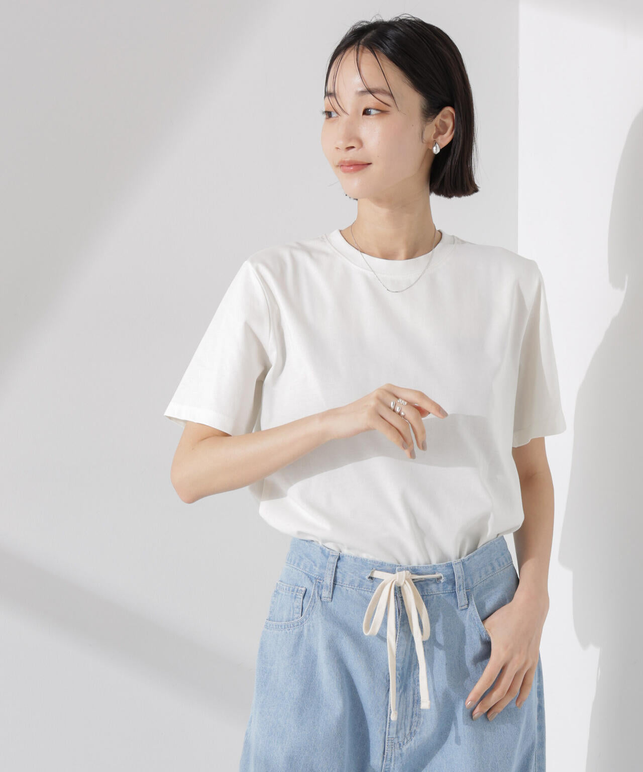 汗染み防止加工接触冷感半袖Tシャツ