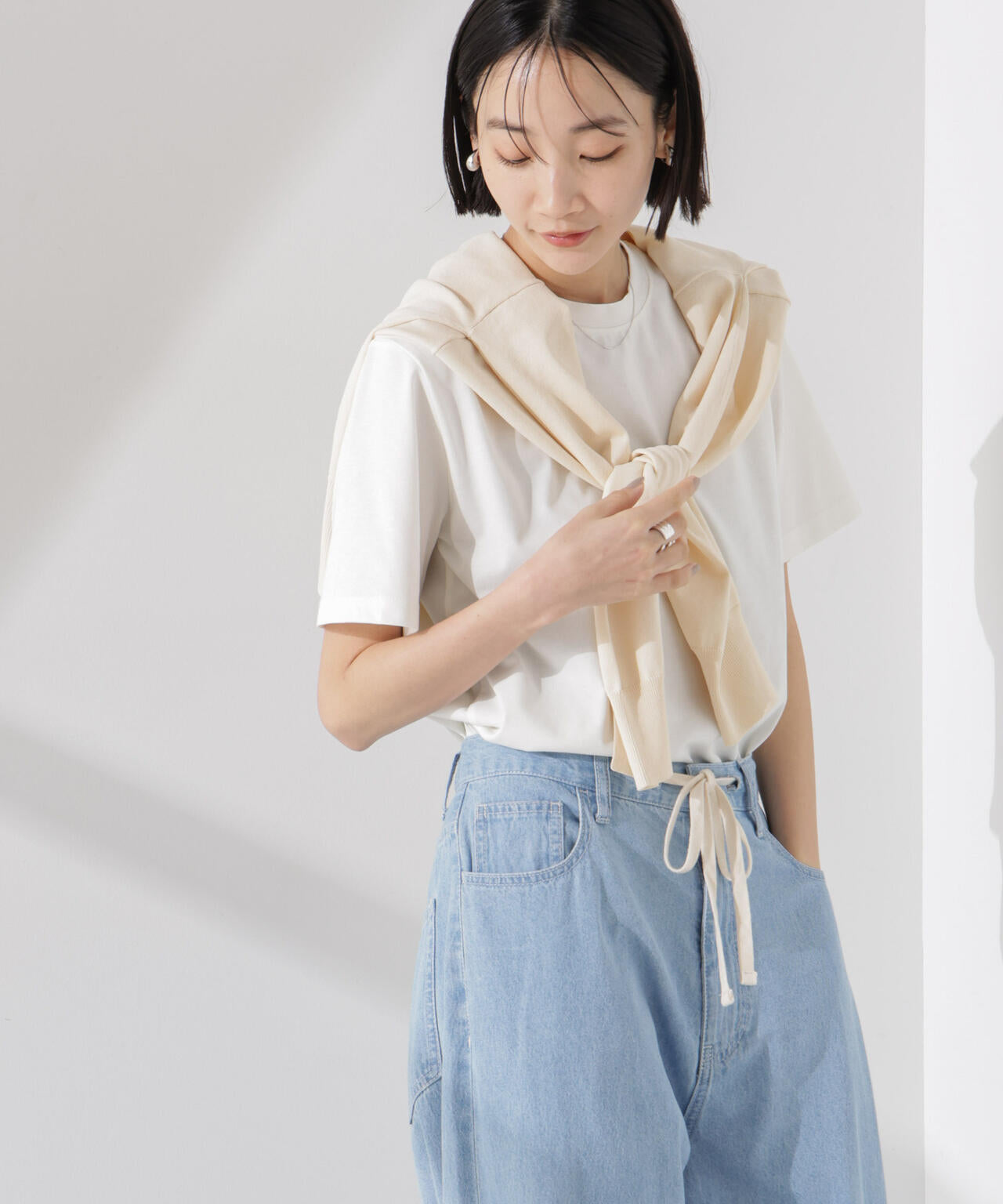 汗染み防止加工接触冷感半袖Tシャツ