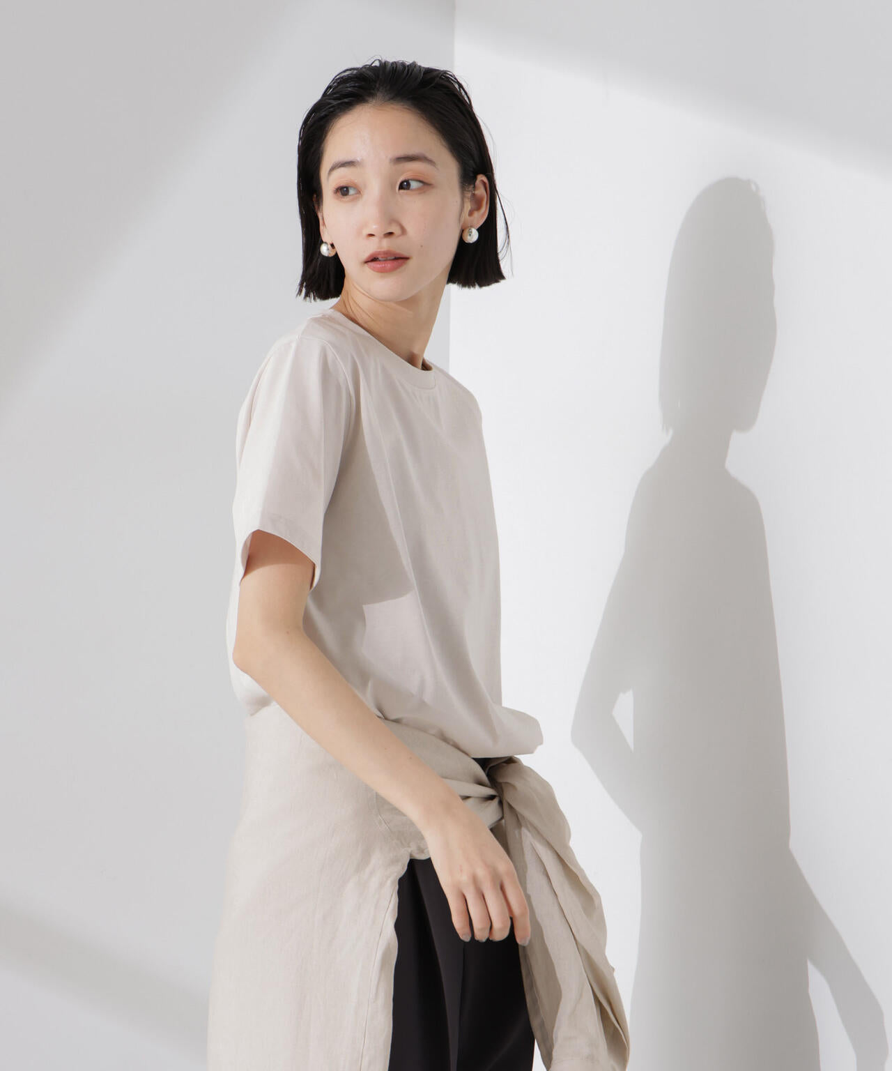 汗染み防止加工接触冷感半袖Tシャツ