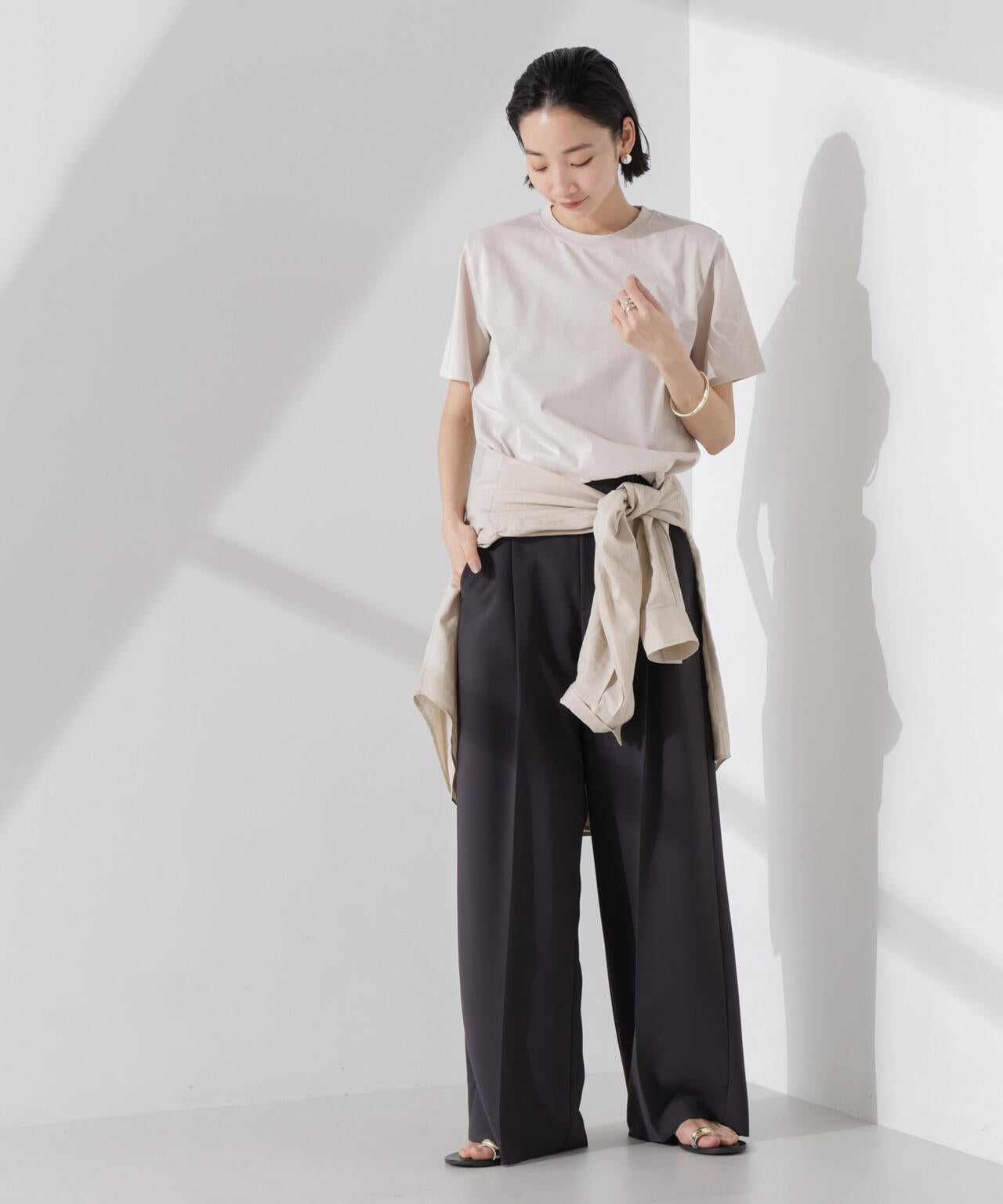 汗染み防止加工接触冷感半袖Tシャツ