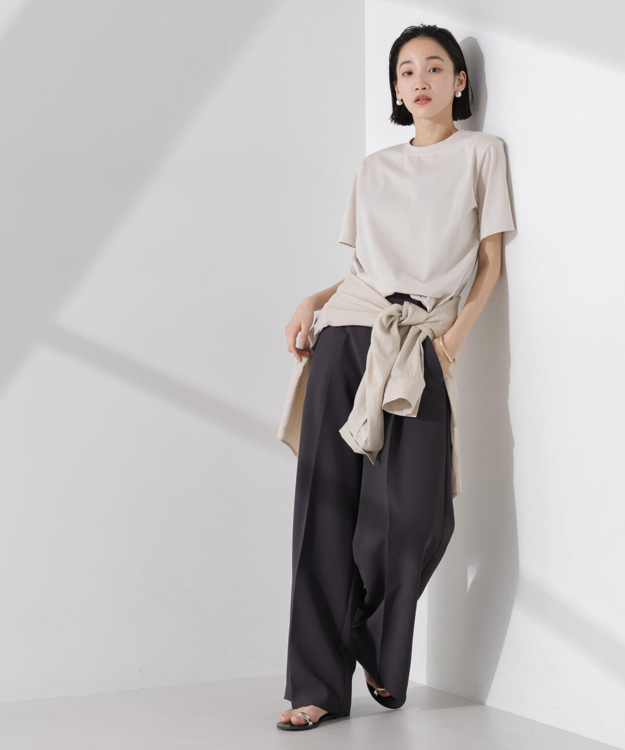 汗染み防止加工接触冷感半袖Tシャツ