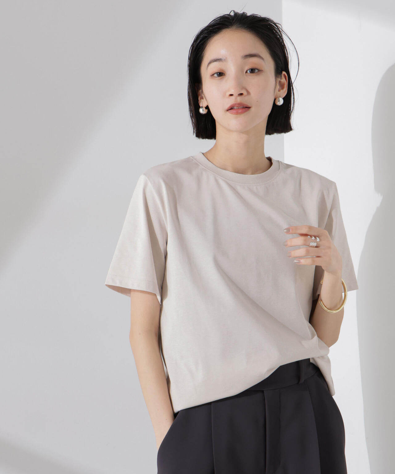 汗染み防止加工接触冷感半袖Tシャツ
