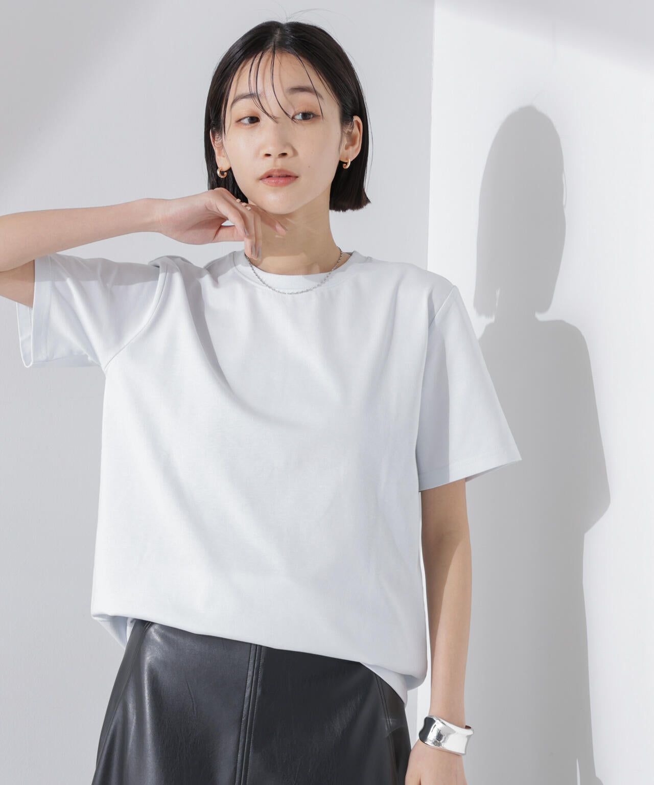 汗染み防止加工接触冷感半袖Tシャツ