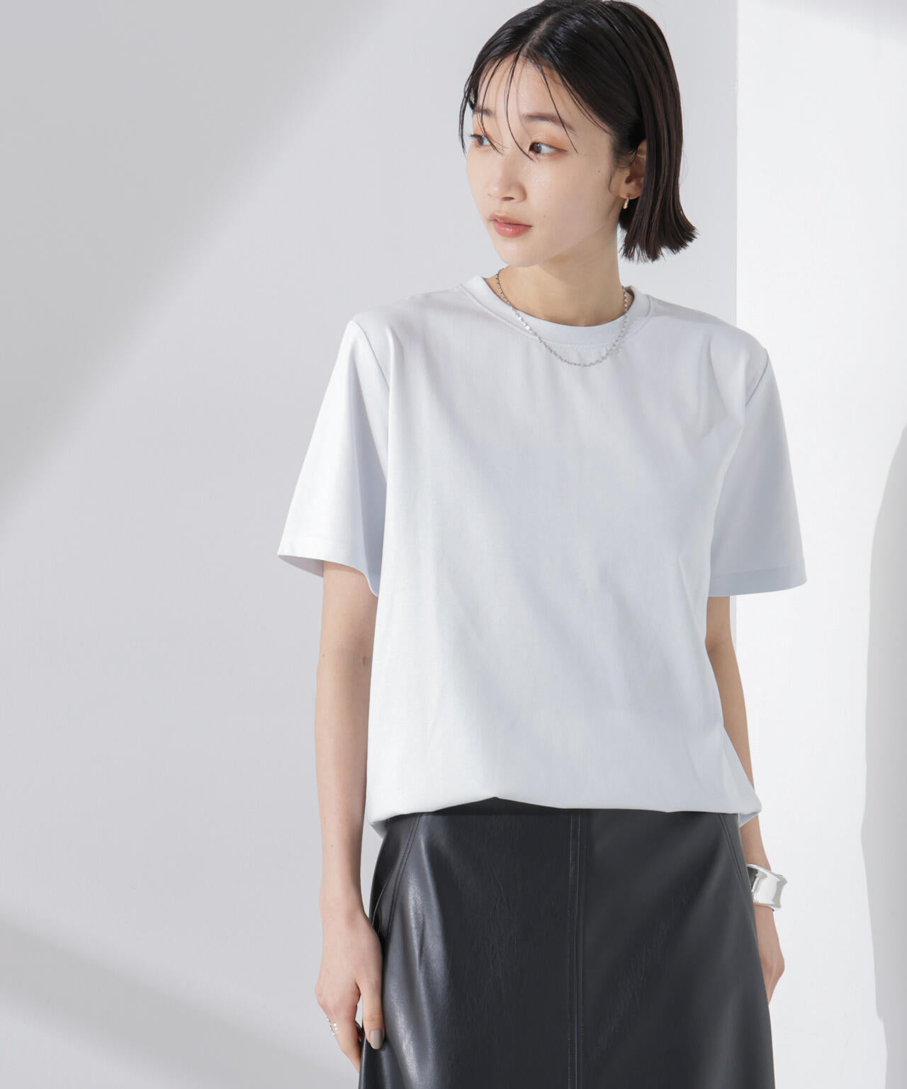 汗染み防止加工接触冷感半袖Tシャツ