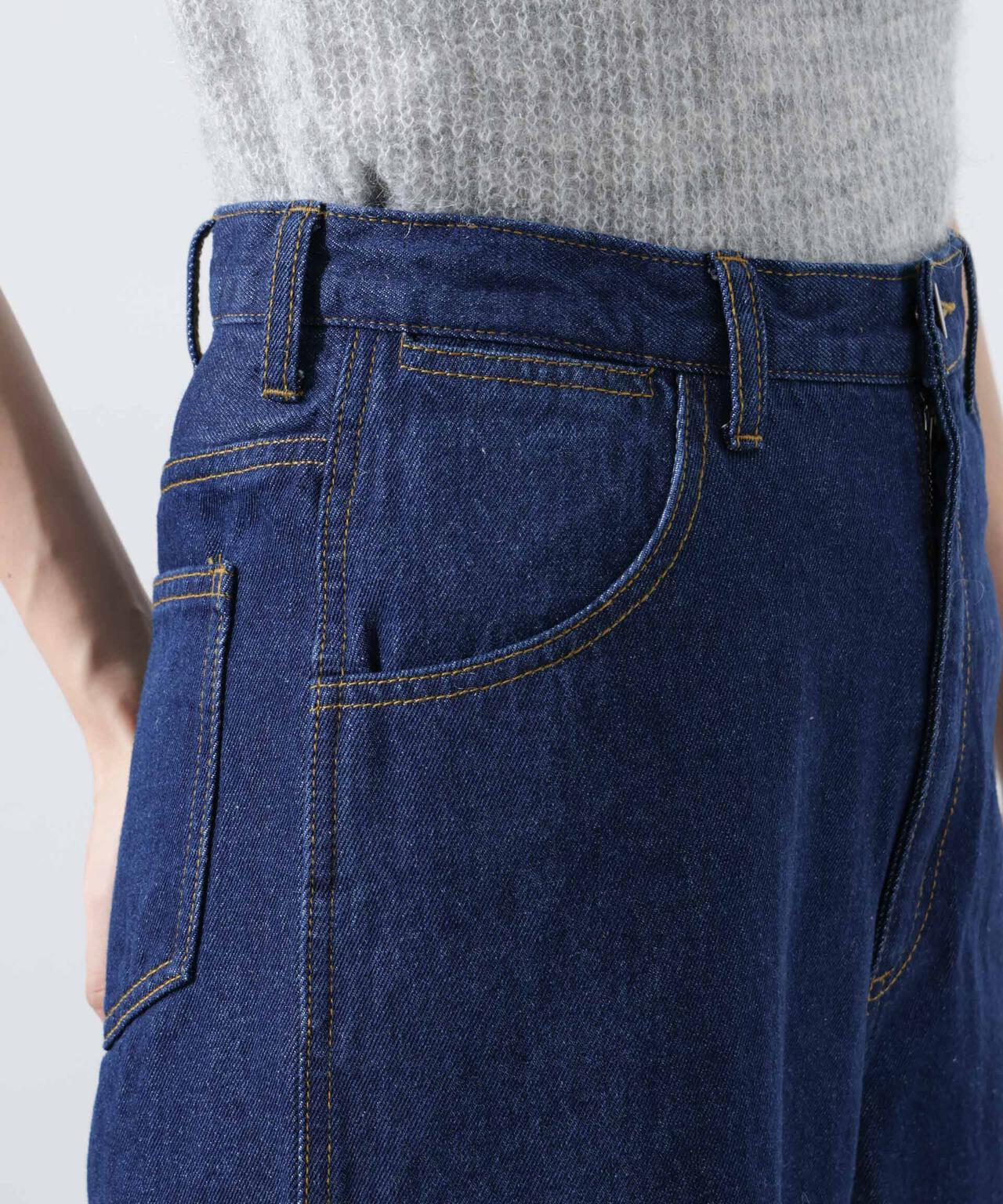 ワイドデニムパンツ(セットアップ可)