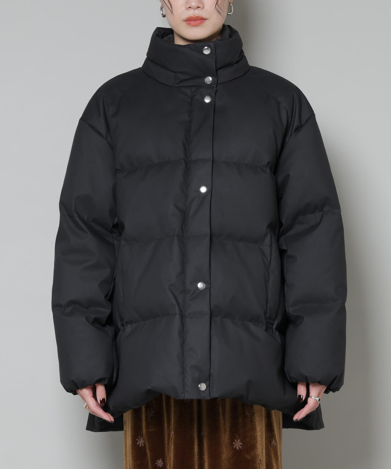 Aラインミドルダウンコート