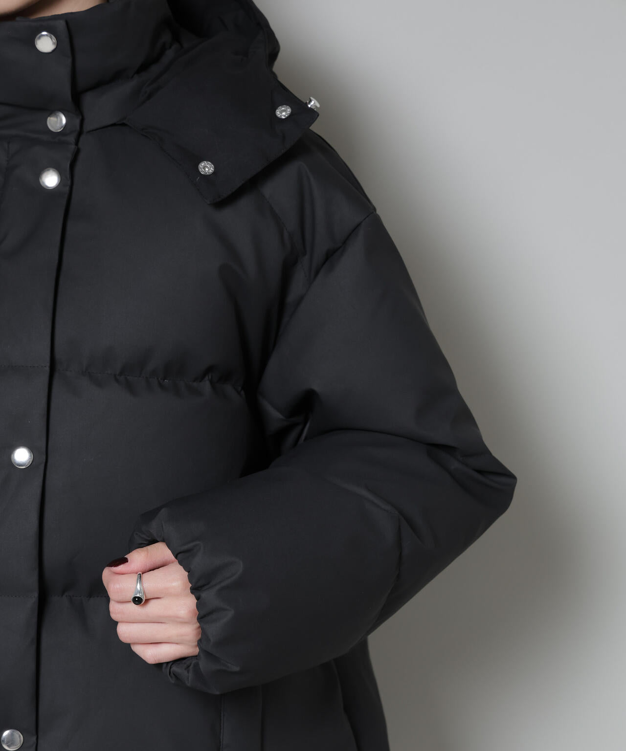 Aラインミドルダウンコート