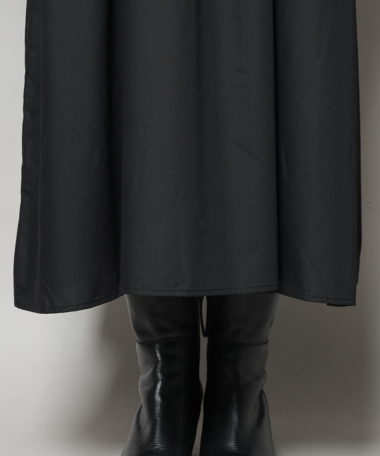 異素材コンビドッキングタートルワンピース