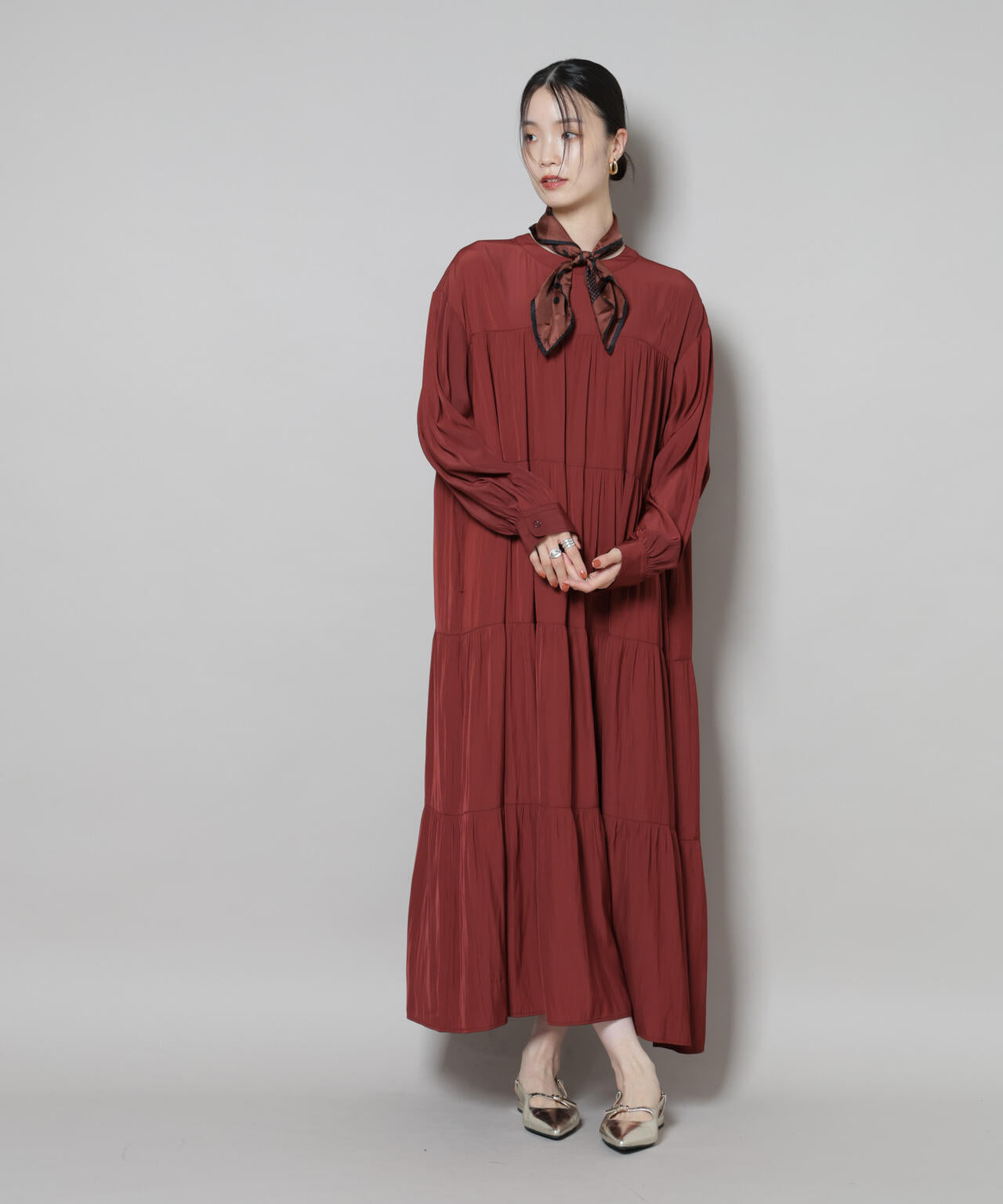 ティアードワンピース