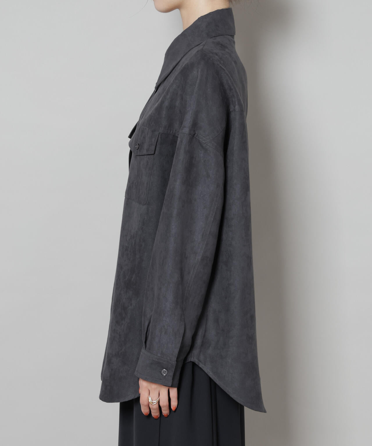フェイクスエードシャツ(セットアップ可)