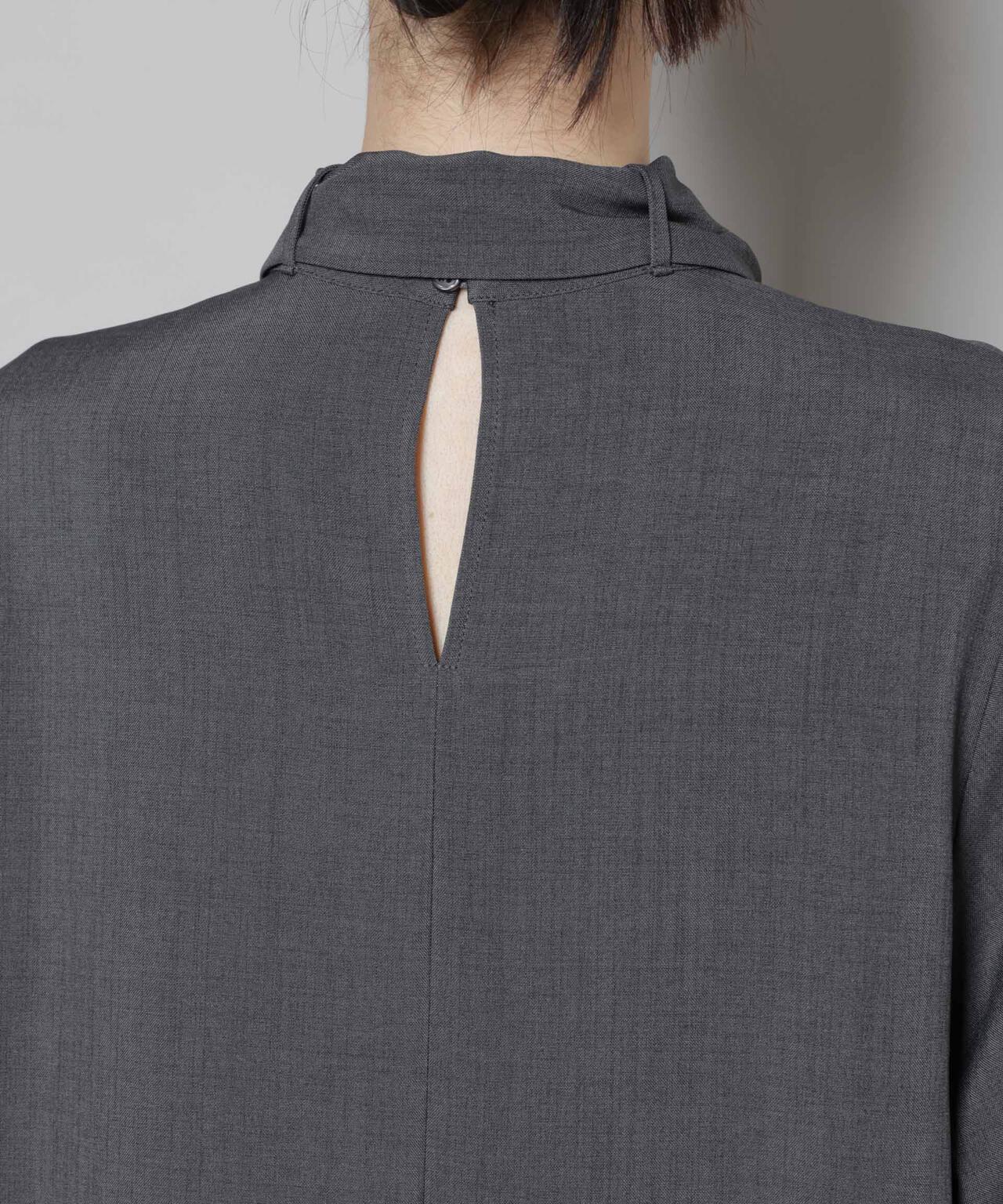 ボータイ取り外し可能2wayブラウス