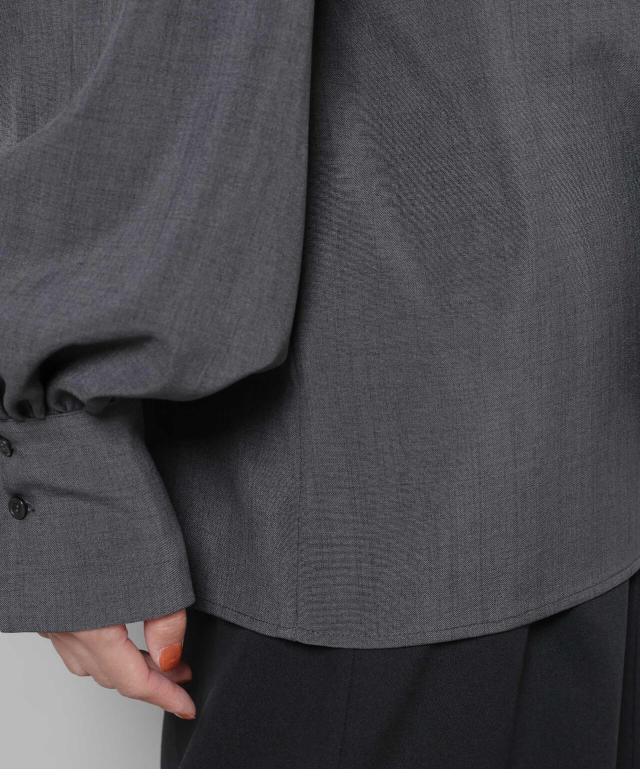 ボータイ取り外し可能2wayブラウス