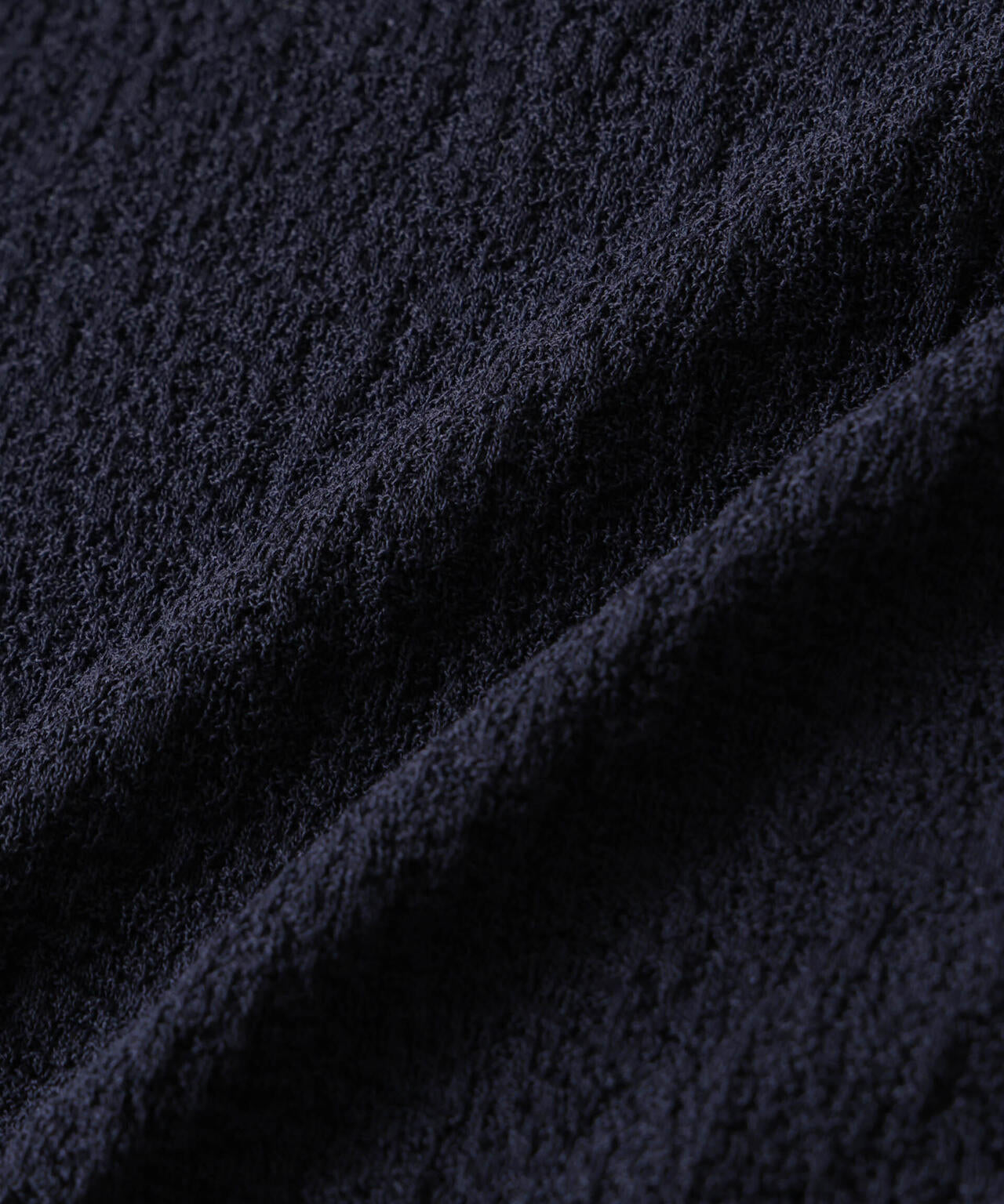 梨地ボートネックワイドシルエットニット