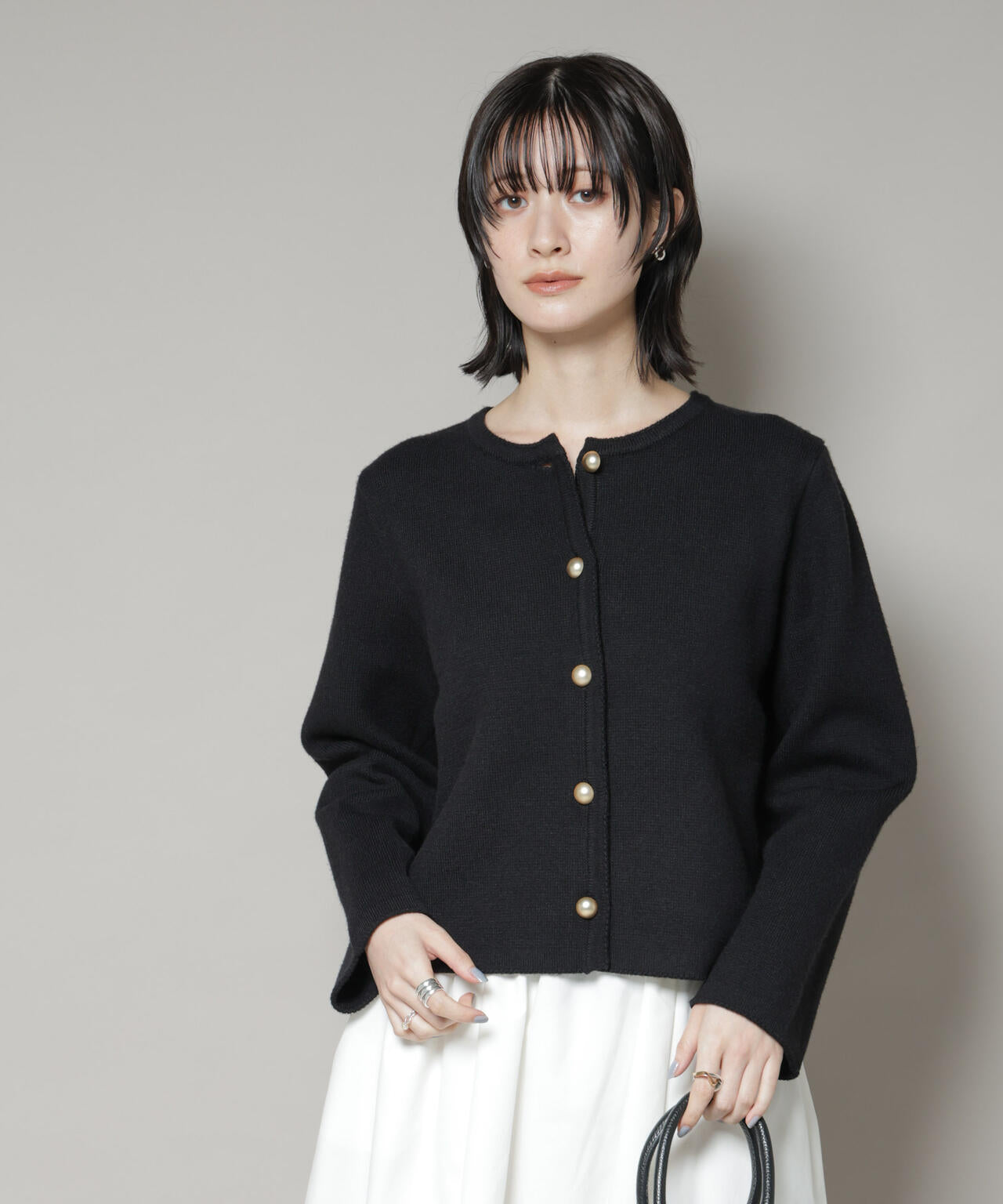 ミラノリブニットジャケット