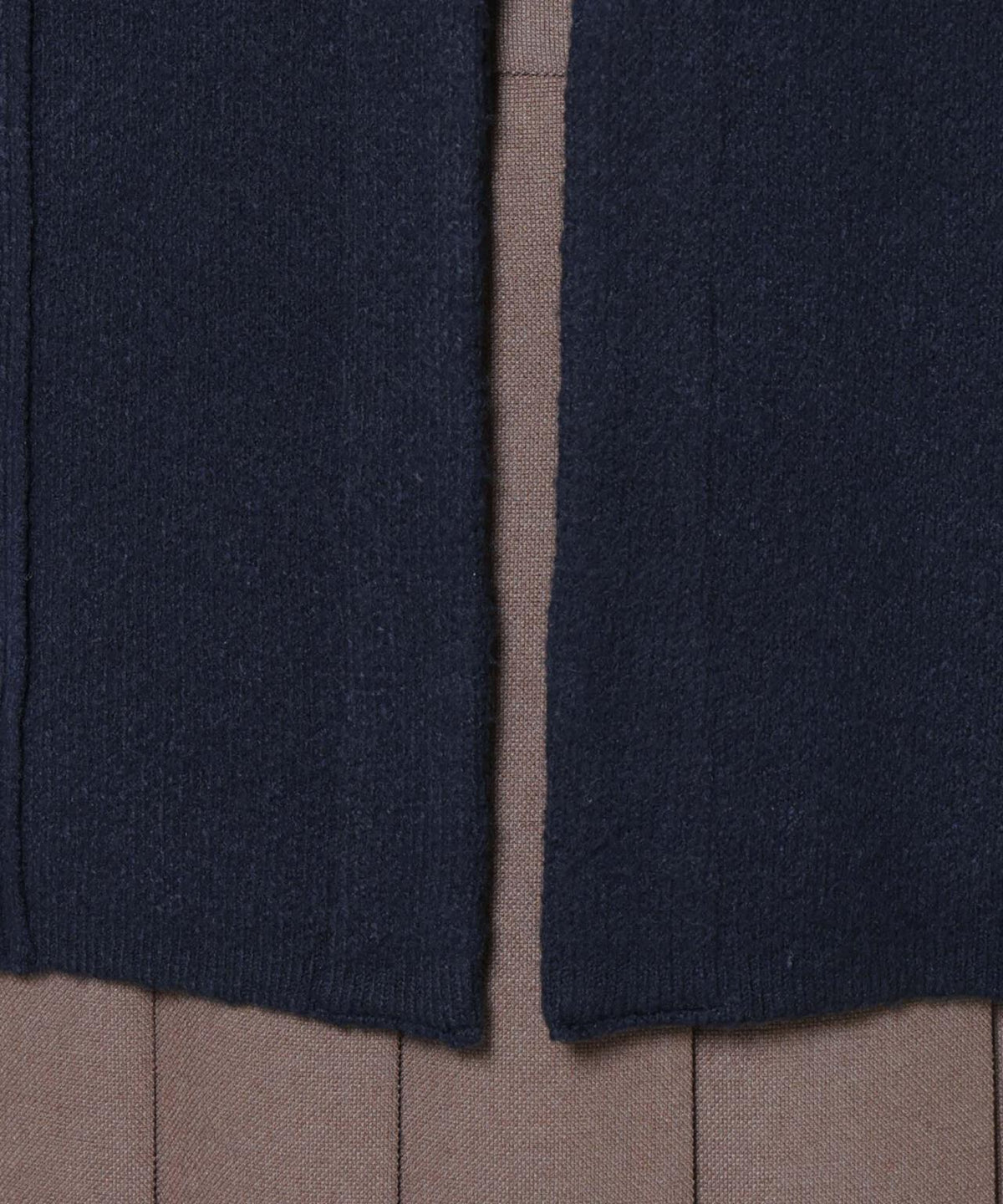 総針ニットジャケットカーディガン