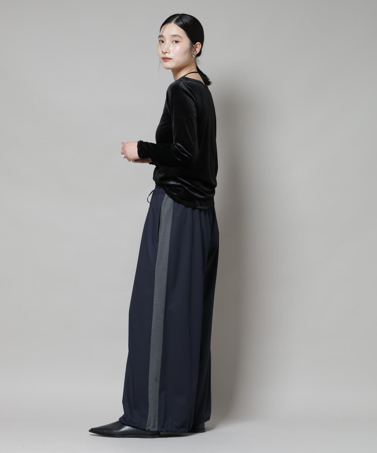 前後2wayベロアカットトップス(セットアップ可)