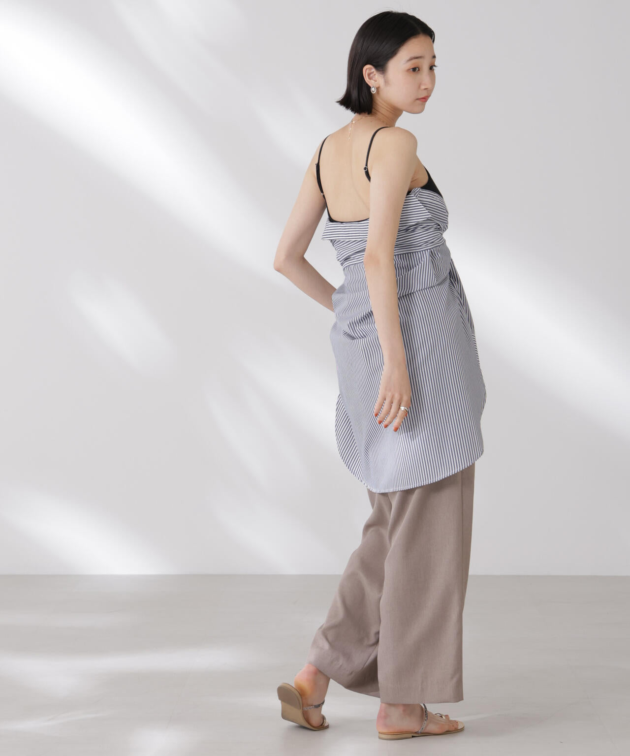 抗菌防臭・接触冷感機能 カップ付きキャミソール