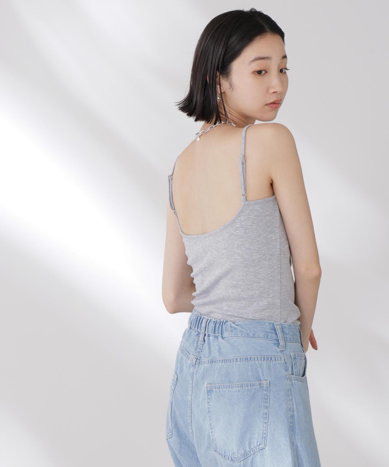 抗菌防臭・接触冷感機能 カップ付きキャミソール