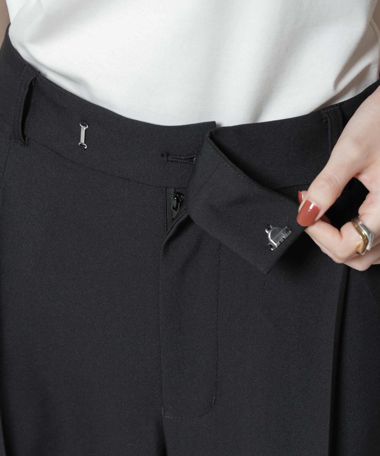 ワンタックセンタープレスストレートパンツ(セットアップ可)