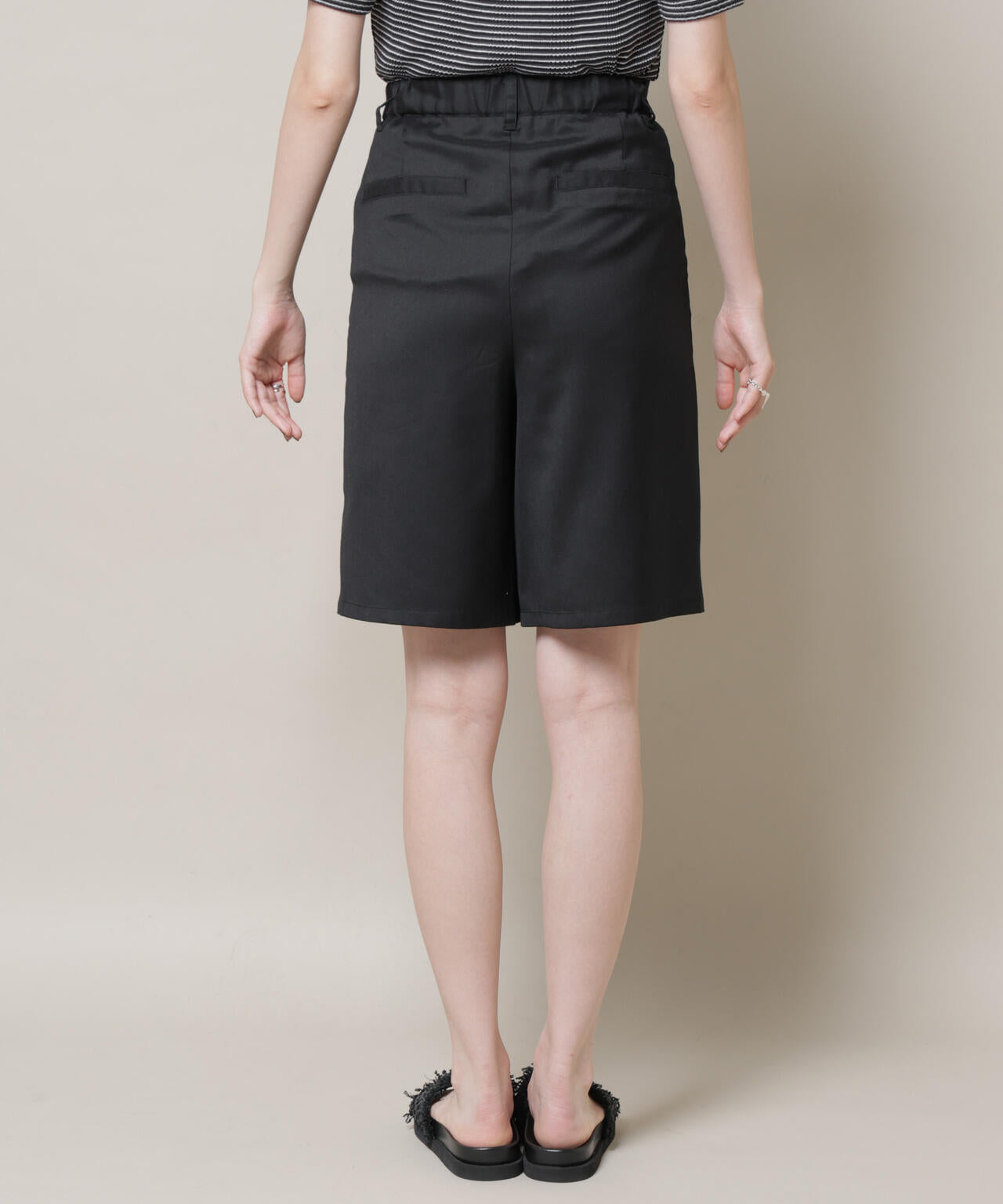 ワンタックショートパンツ(セットアップ可)