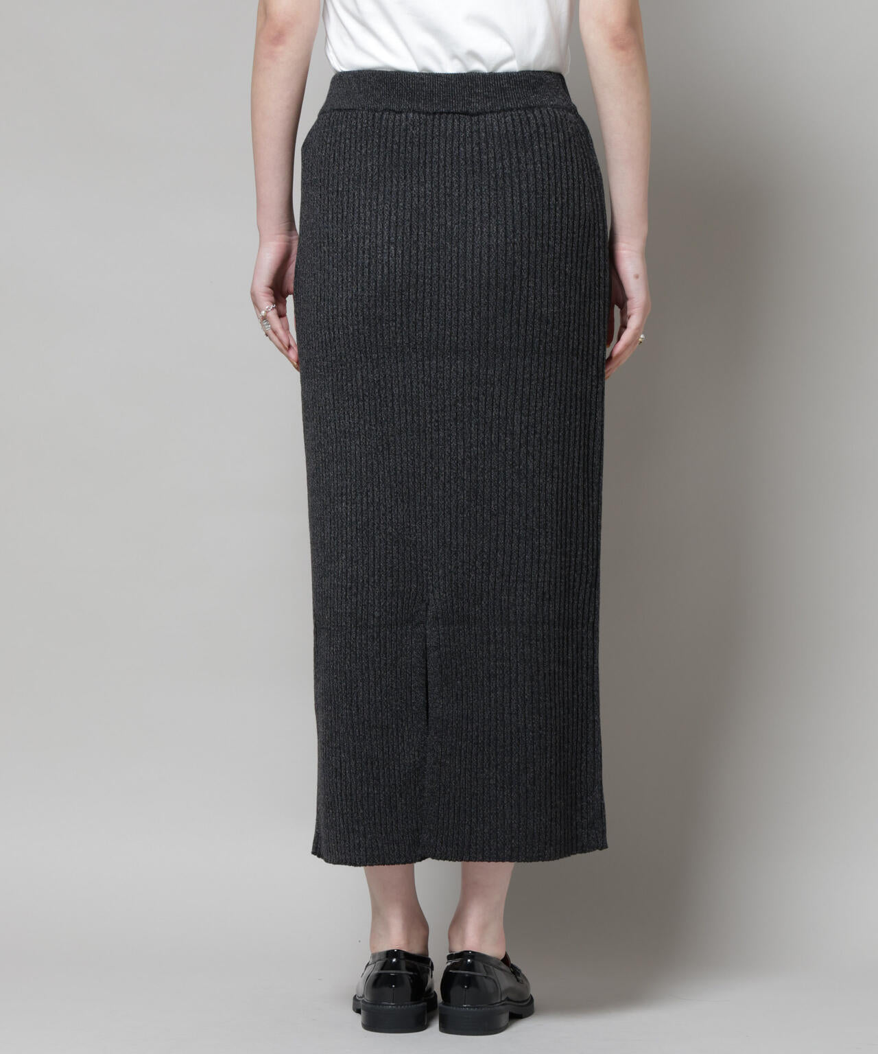 メランジリブタイトスカート(セットアップ可)
