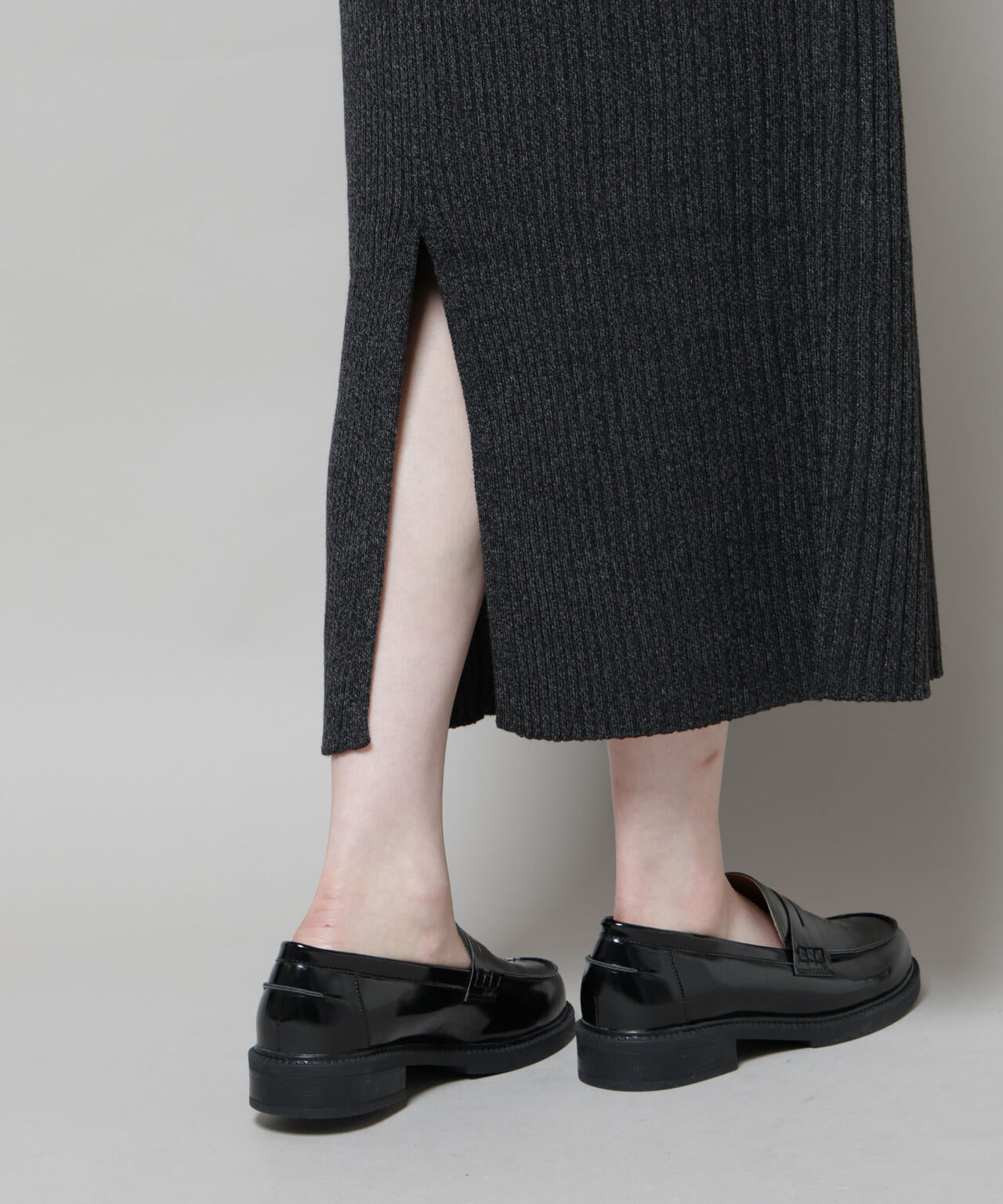 メランジリブタイトスカート(セットアップ可)