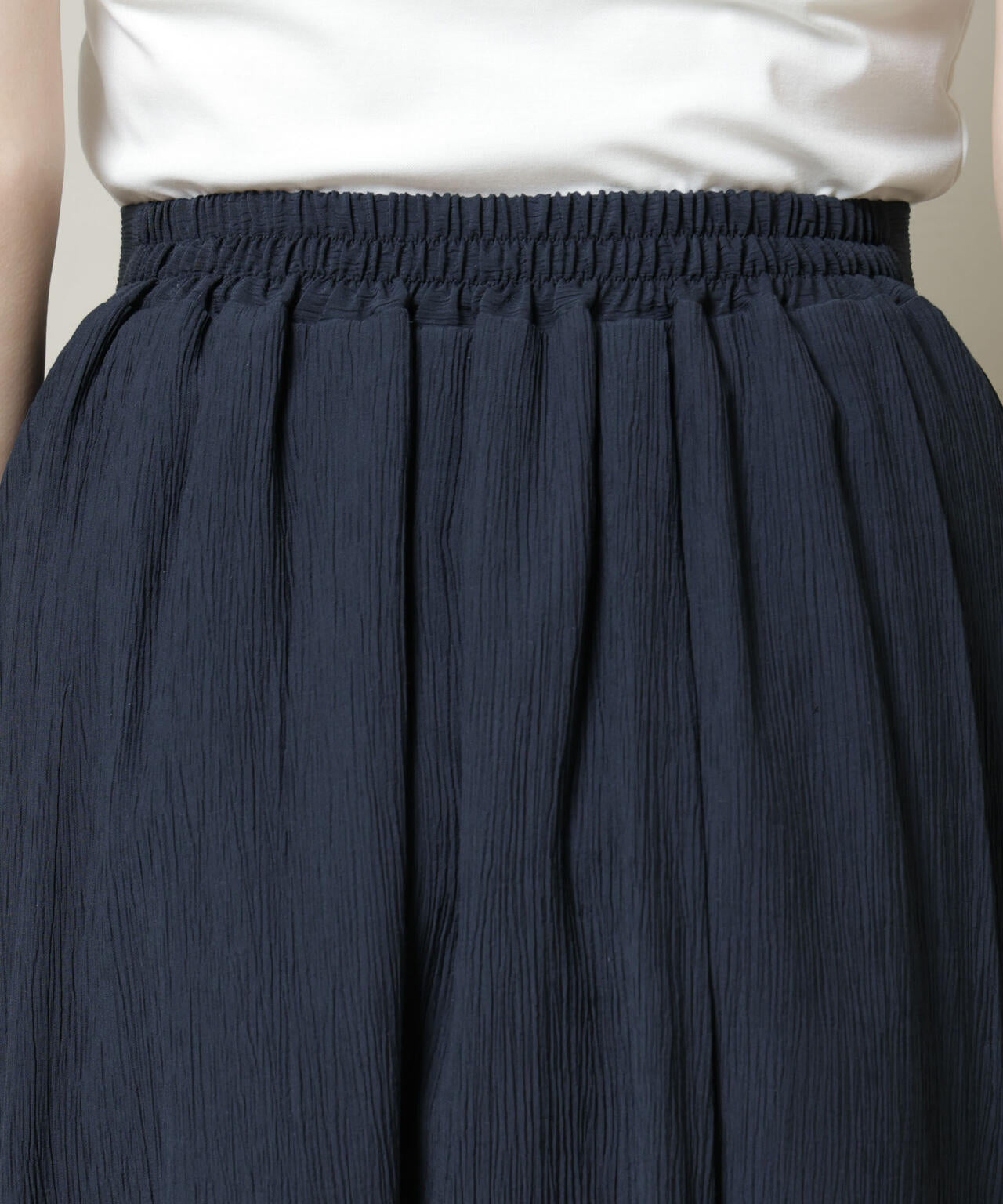 楊柳タックフレアスカート