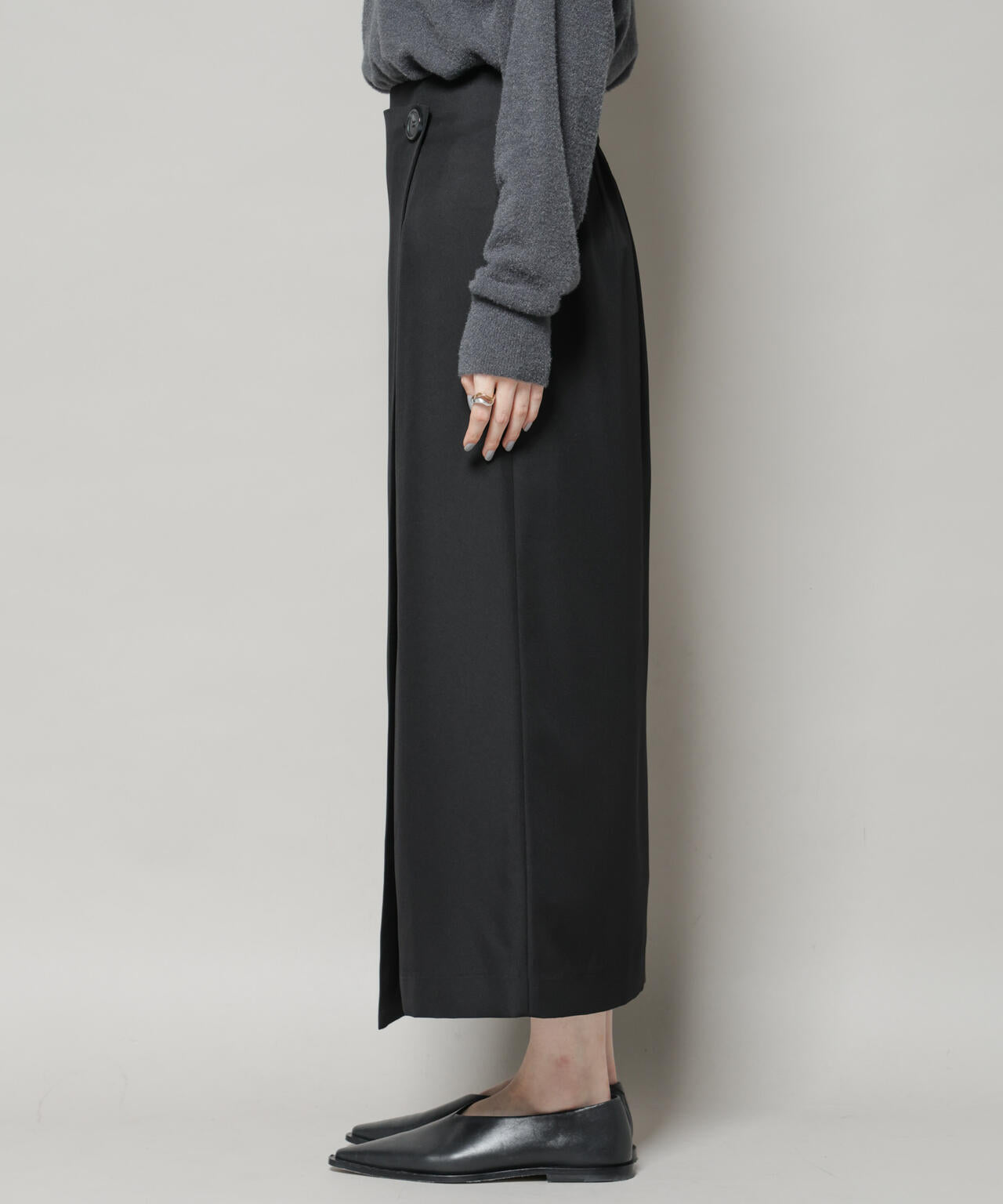 【撥水加工】ラップ風スカート